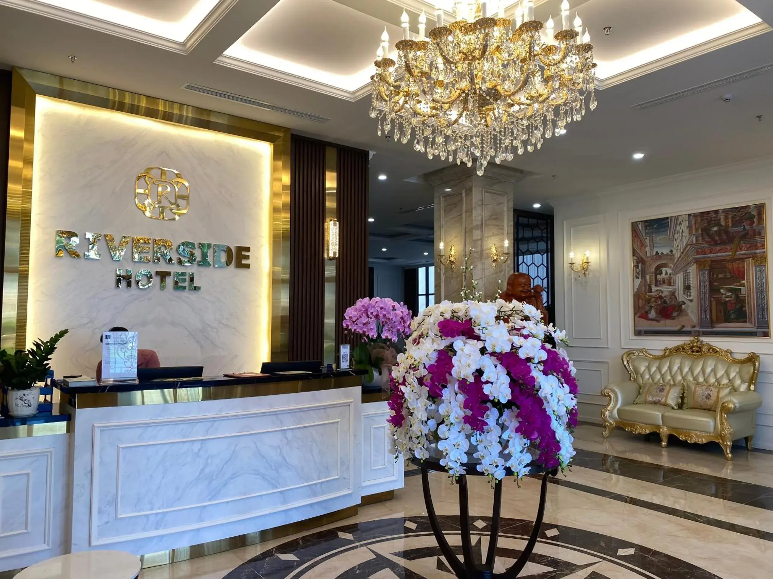 Lobby or reception in Riverside Hotel Hà Nam Lobby or reception in Riverside Hotel Hà Nam