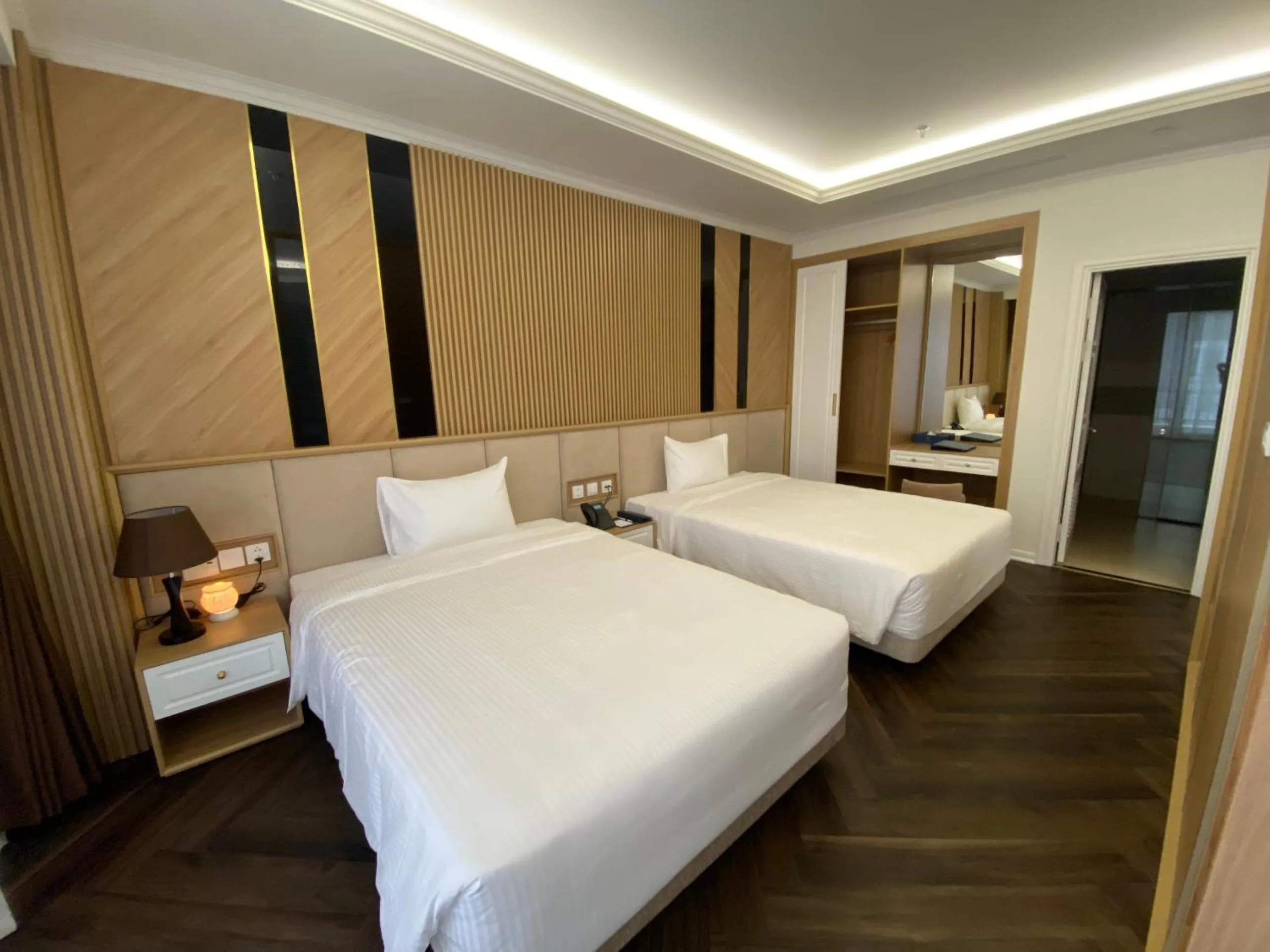 Bed in Riverside Hotel Hà Nam