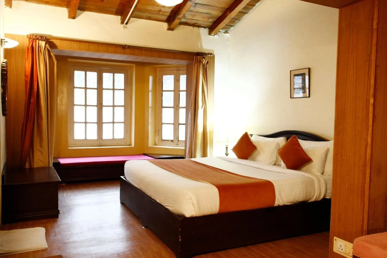 Bed in The Palace Belvedere Nainital By Royal Collection Hotels