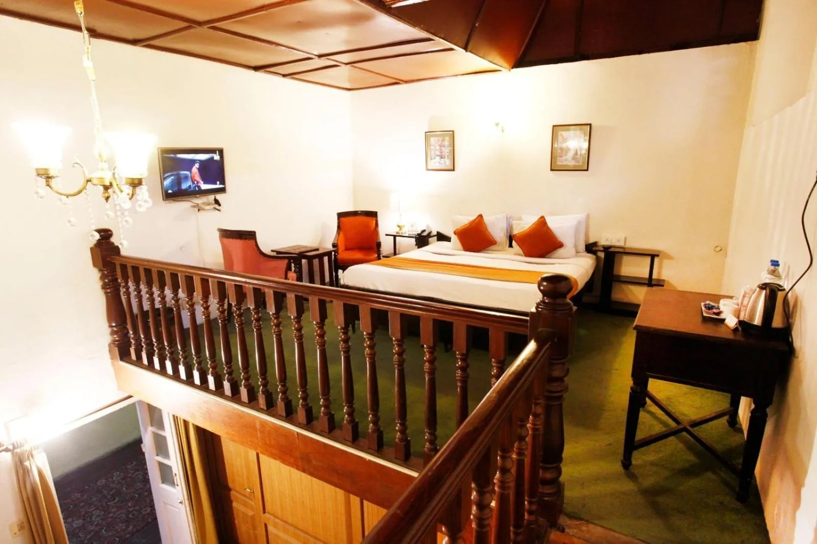 Bed in The Palace Belvedere Nainital By Royal Collection Hotels