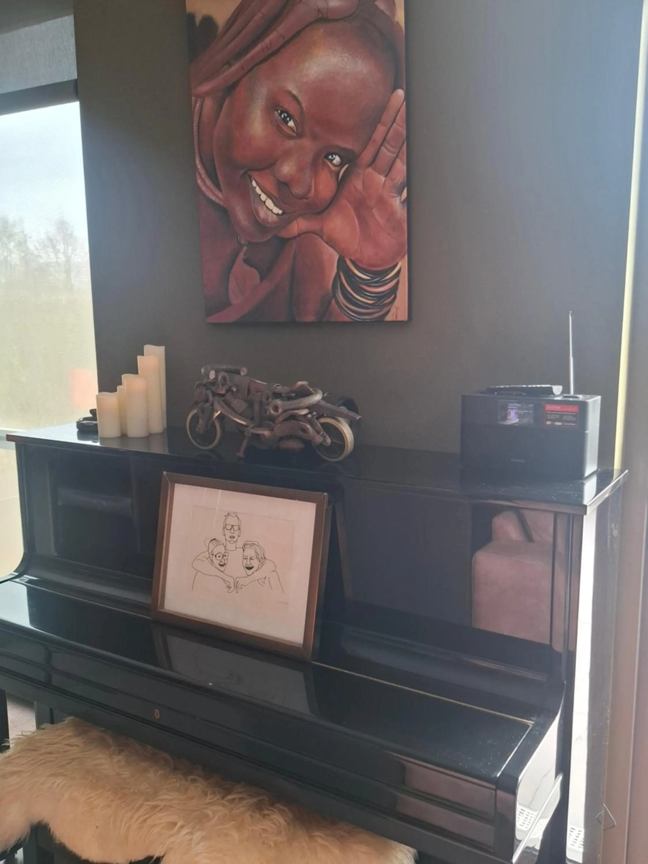 Communal lounge/ TV room in B&B Finis terrae with wellness