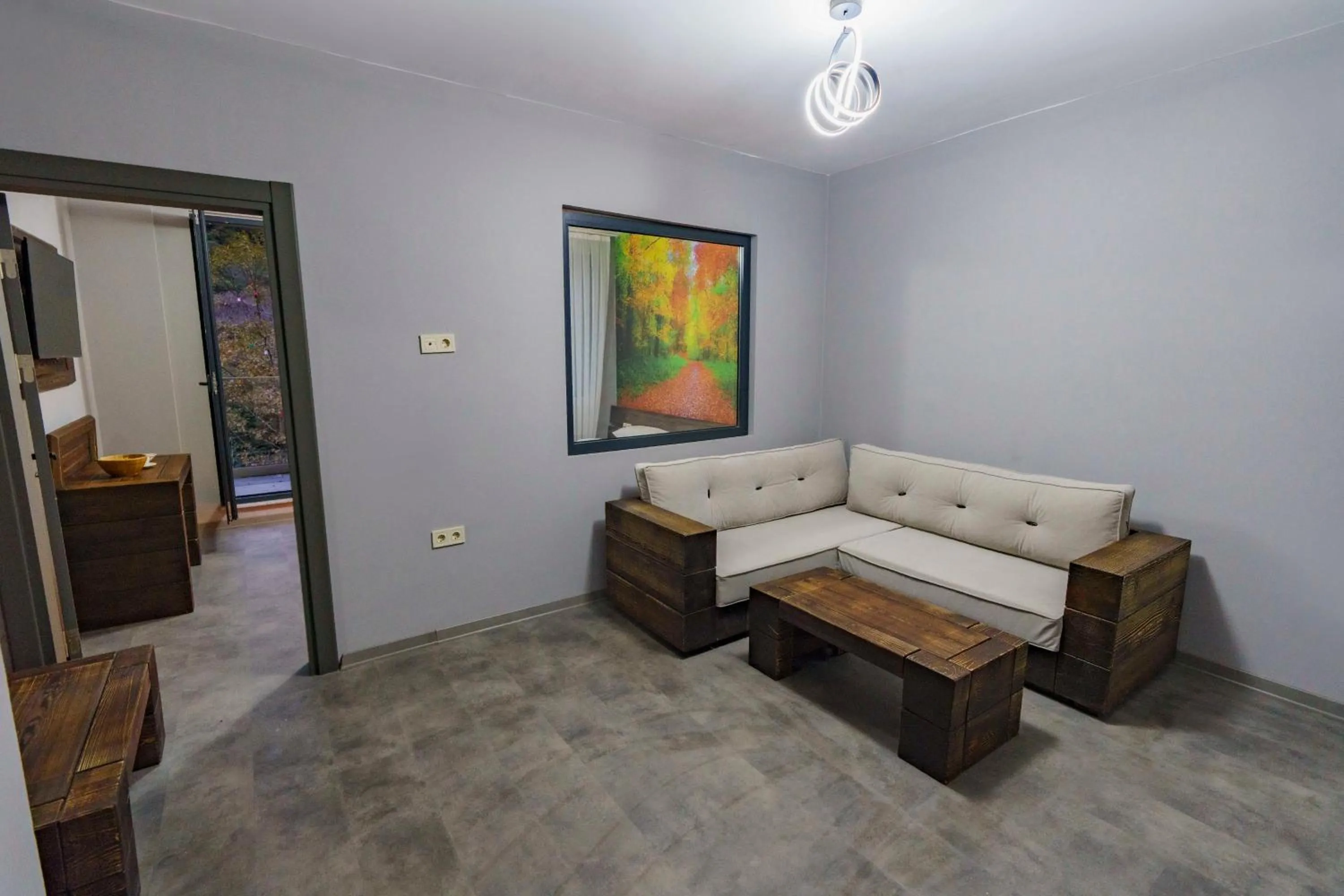 Seating area in Macartaşı Hotel