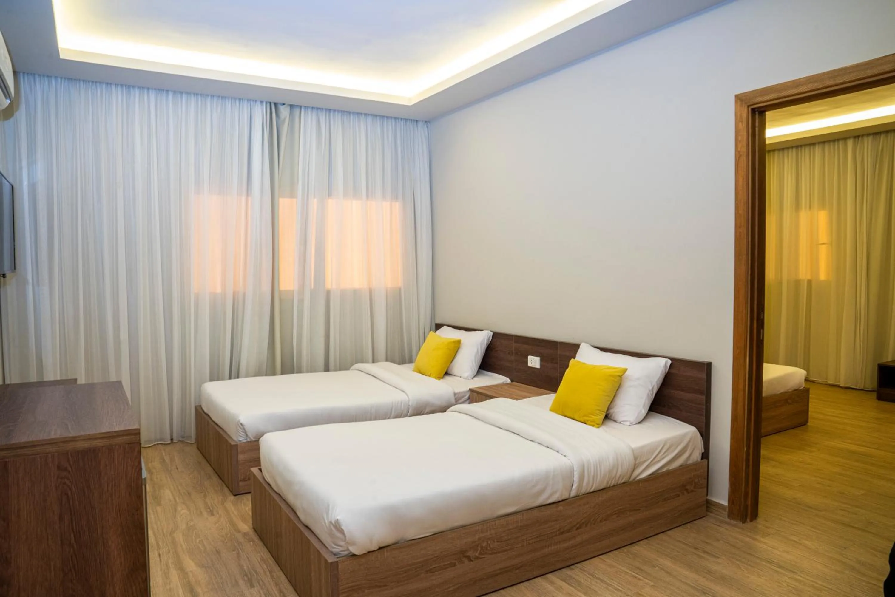 Bed in Al Dora Residence Suites Hurghada