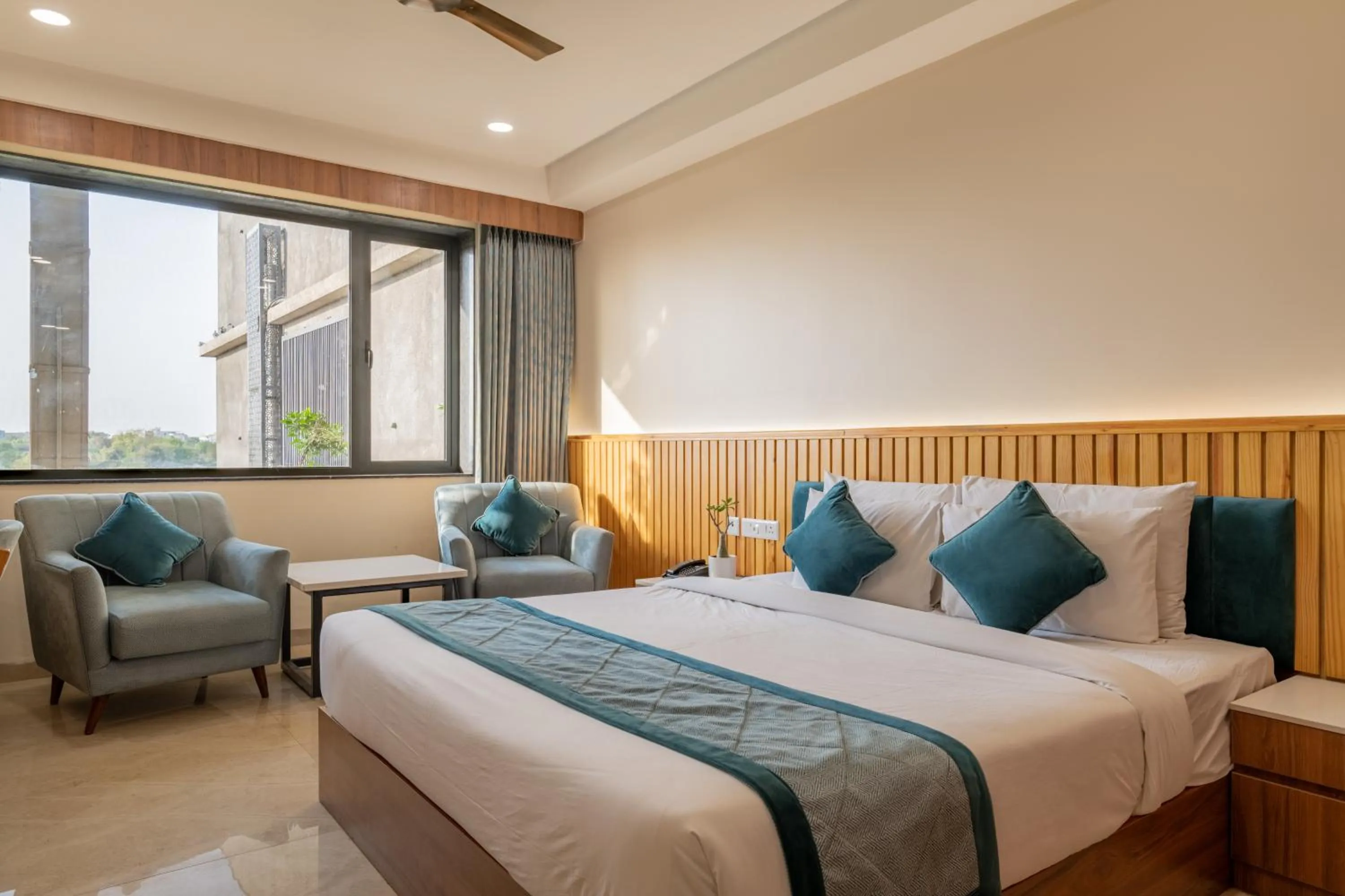 Bed in Hotel Highway King Bagru