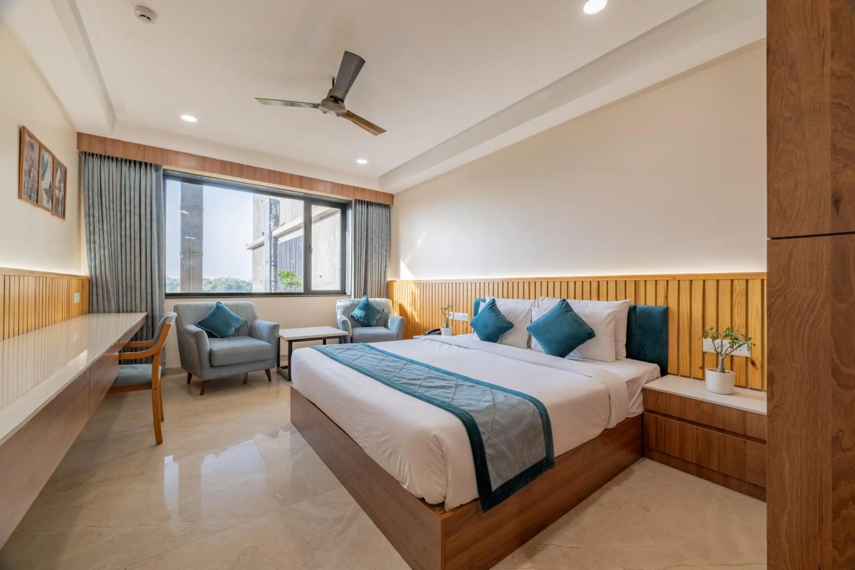 Bed in Hotel Highway King Bagru