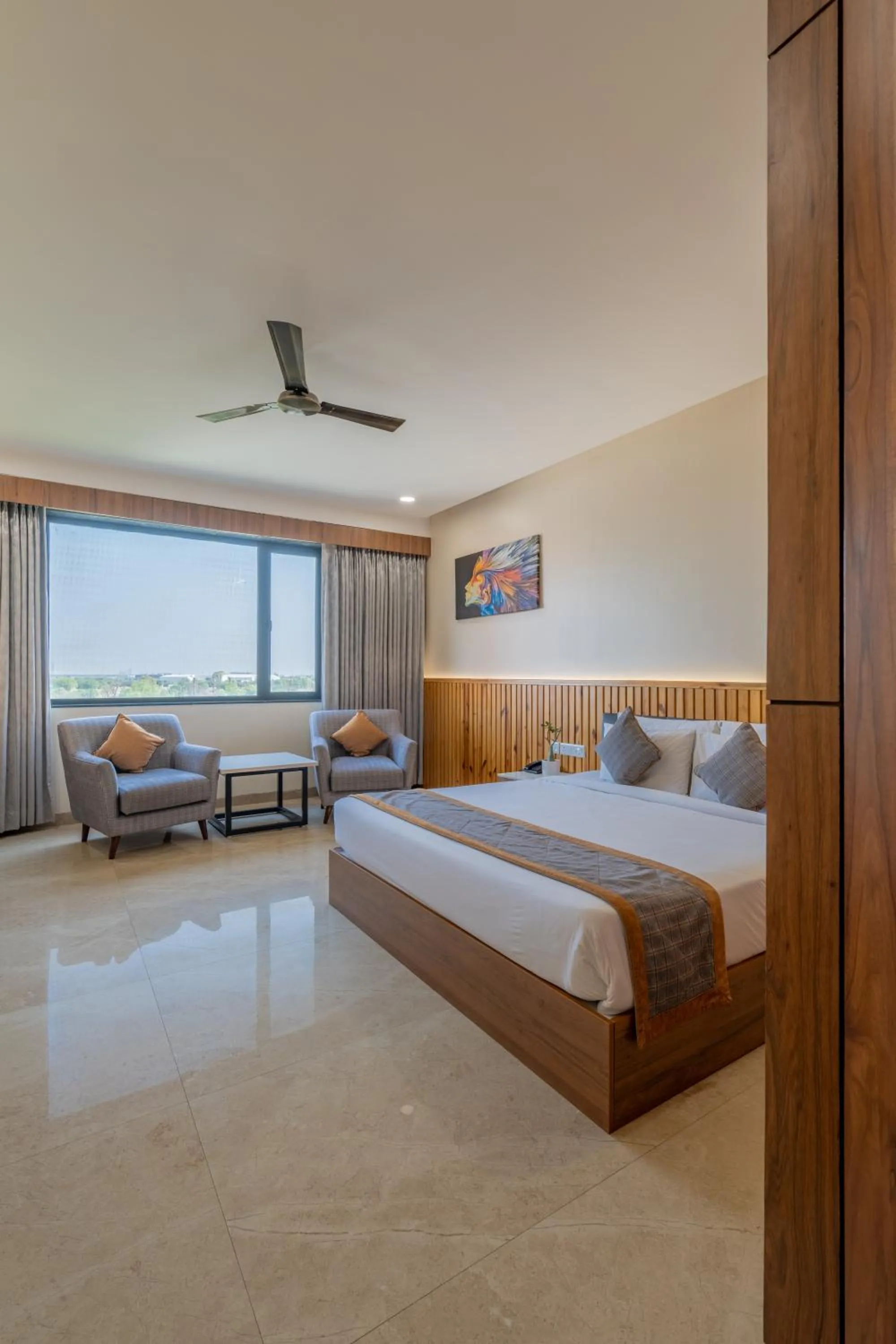 Bed in Hotel Highway King Bagru