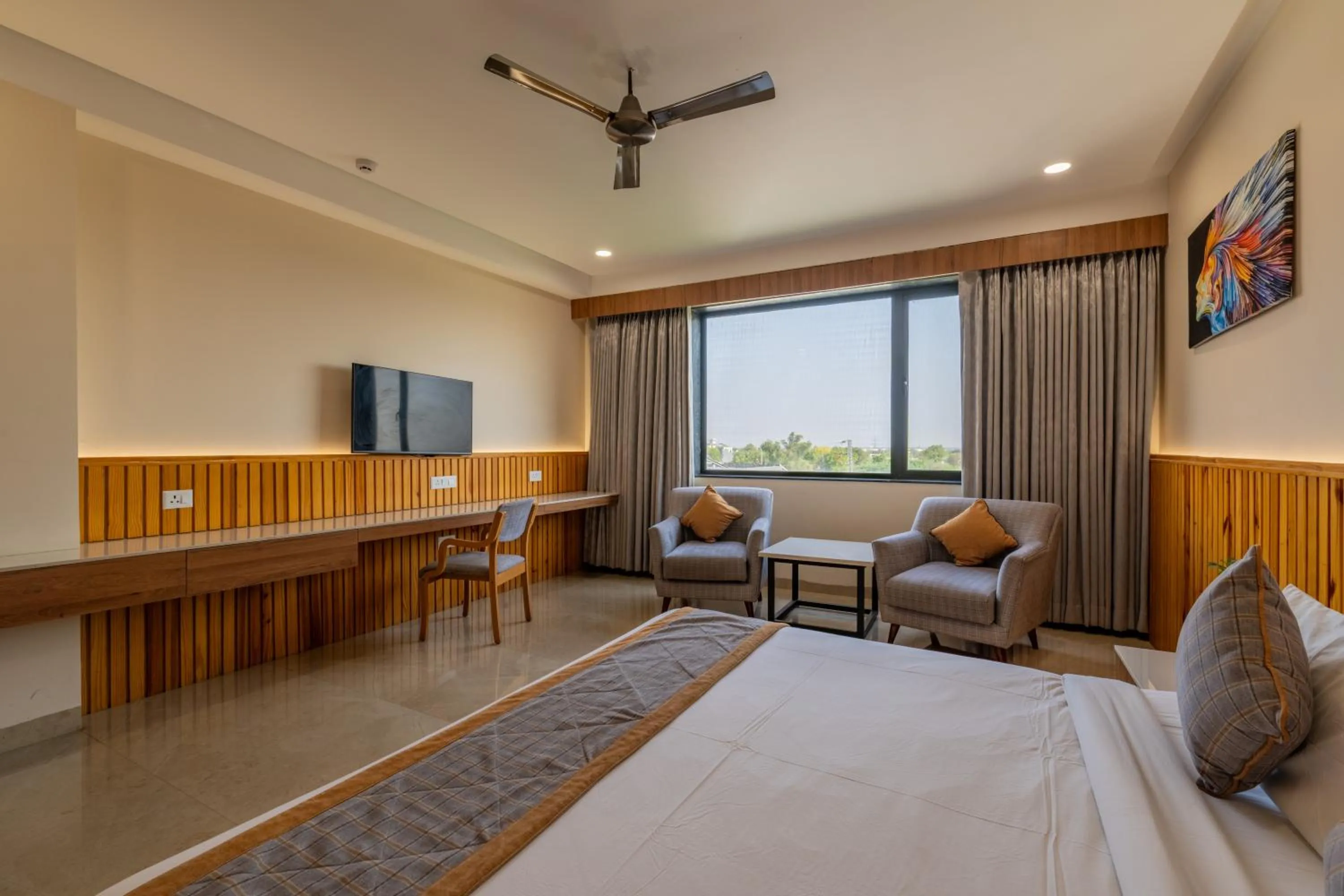 Bed in Hotel Highway King Bagru