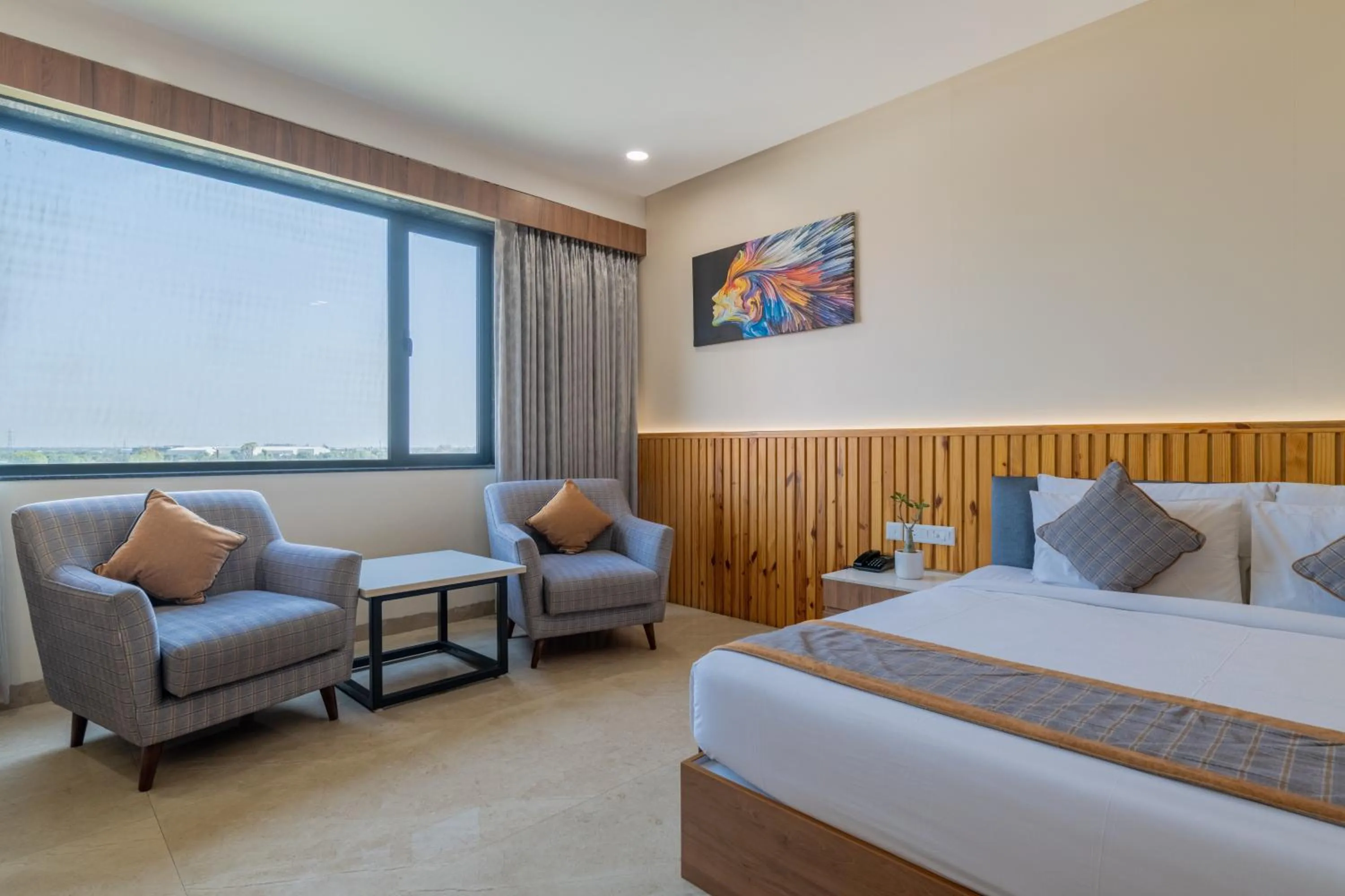 Bed in Hotel Highway King Bagru