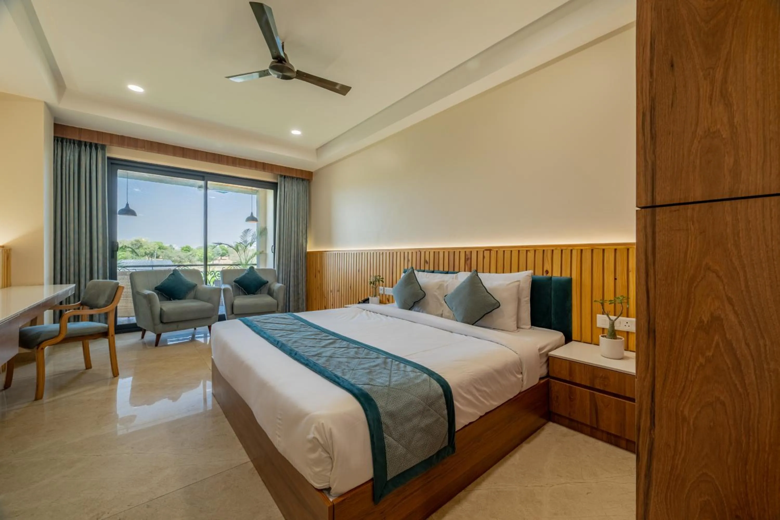 Bed in Hotel Highway King Bagru