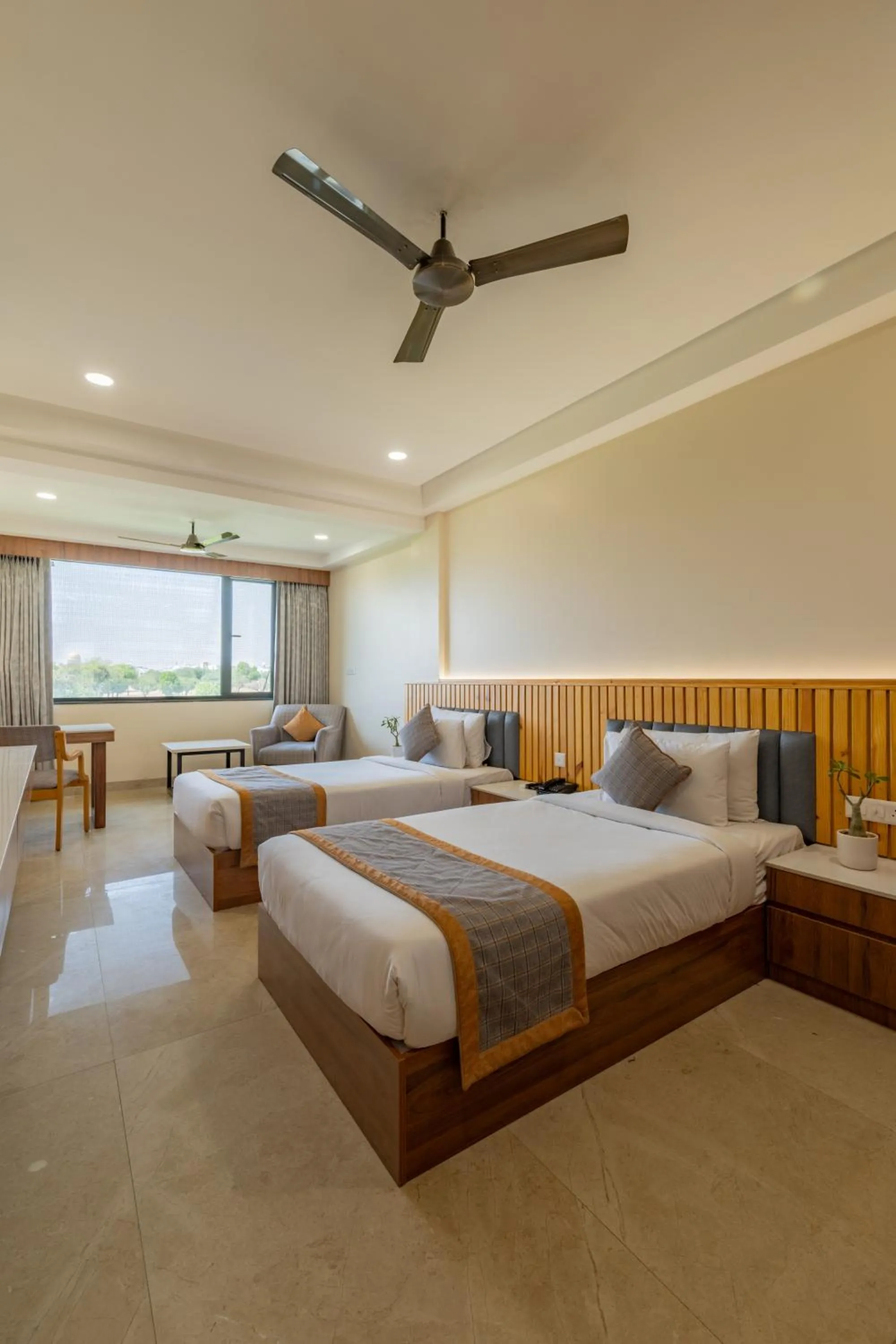 Bed in Hotel Highway King Bagru