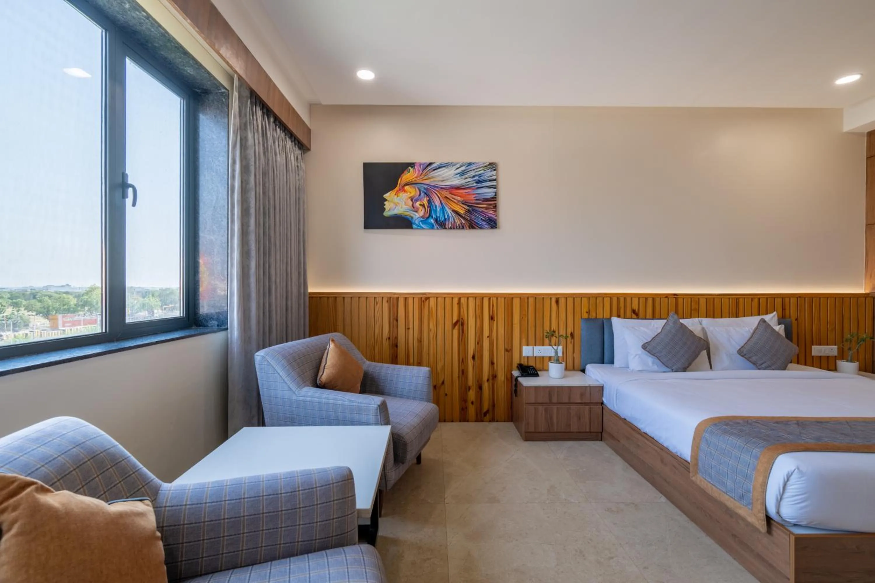 Bed in Hotel Highway King Bagru