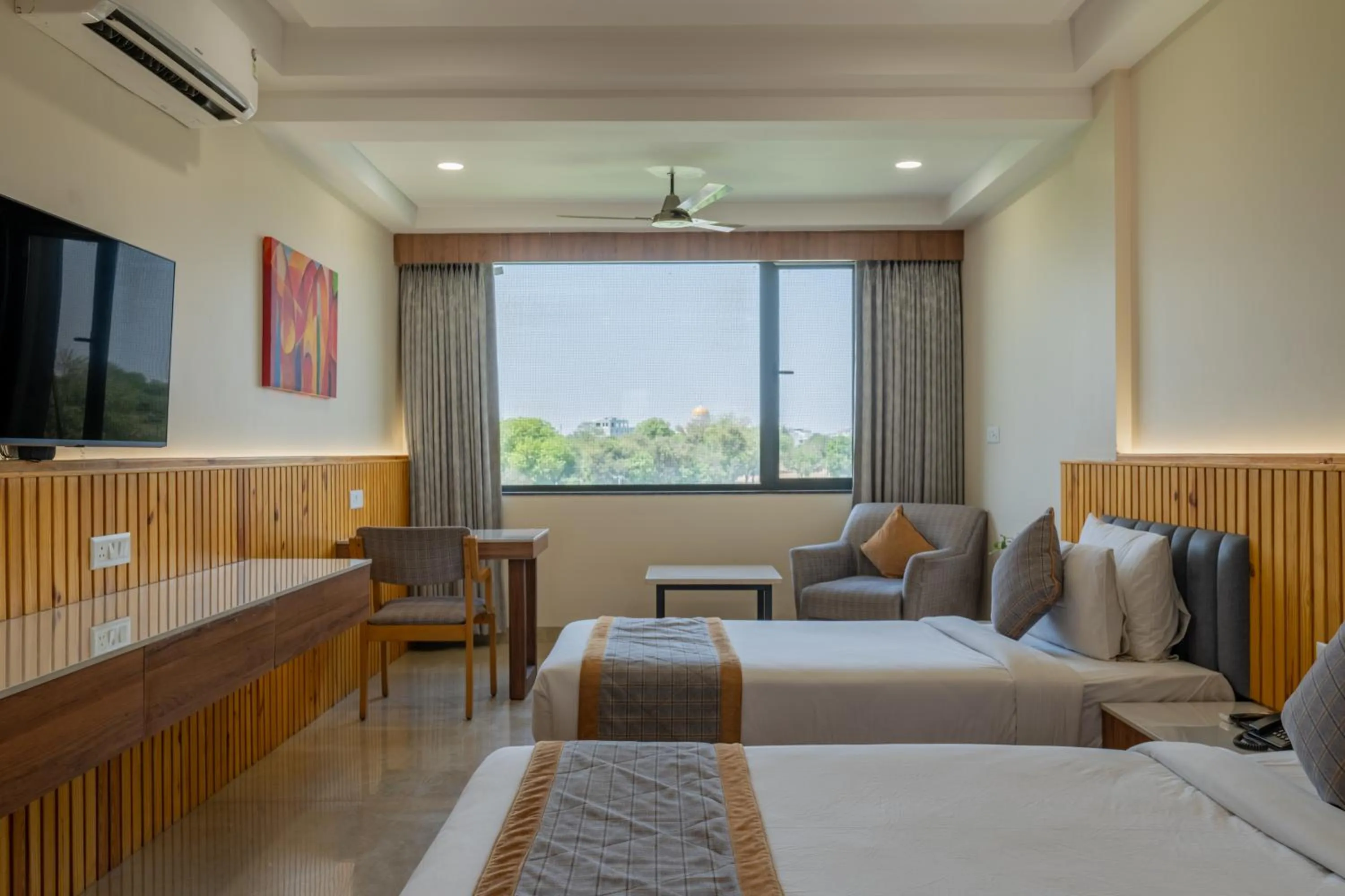 Bed in Hotel Highway King Bagru