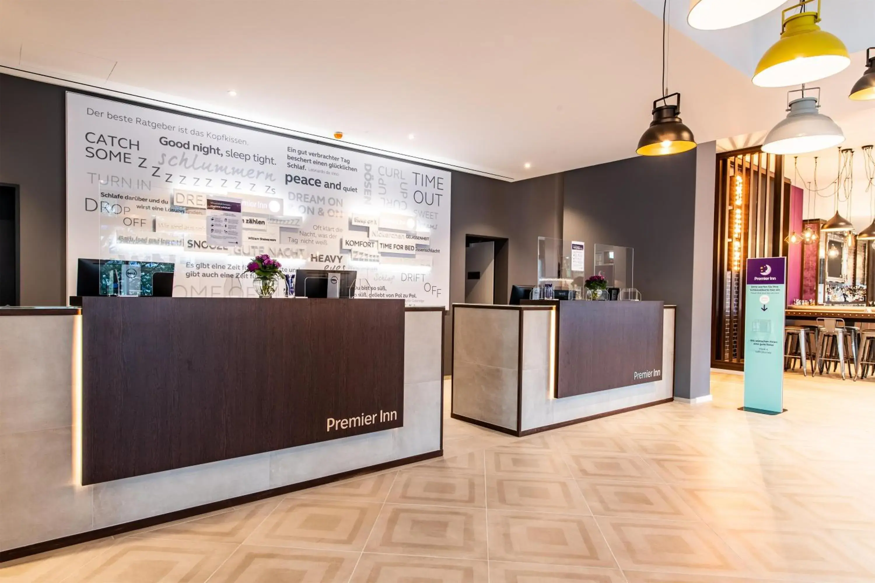 Lobby or reception in Premier Inn Stuttgart Feuerbach Lobby or reception in Premier Inn Stuttgart Feuerbach