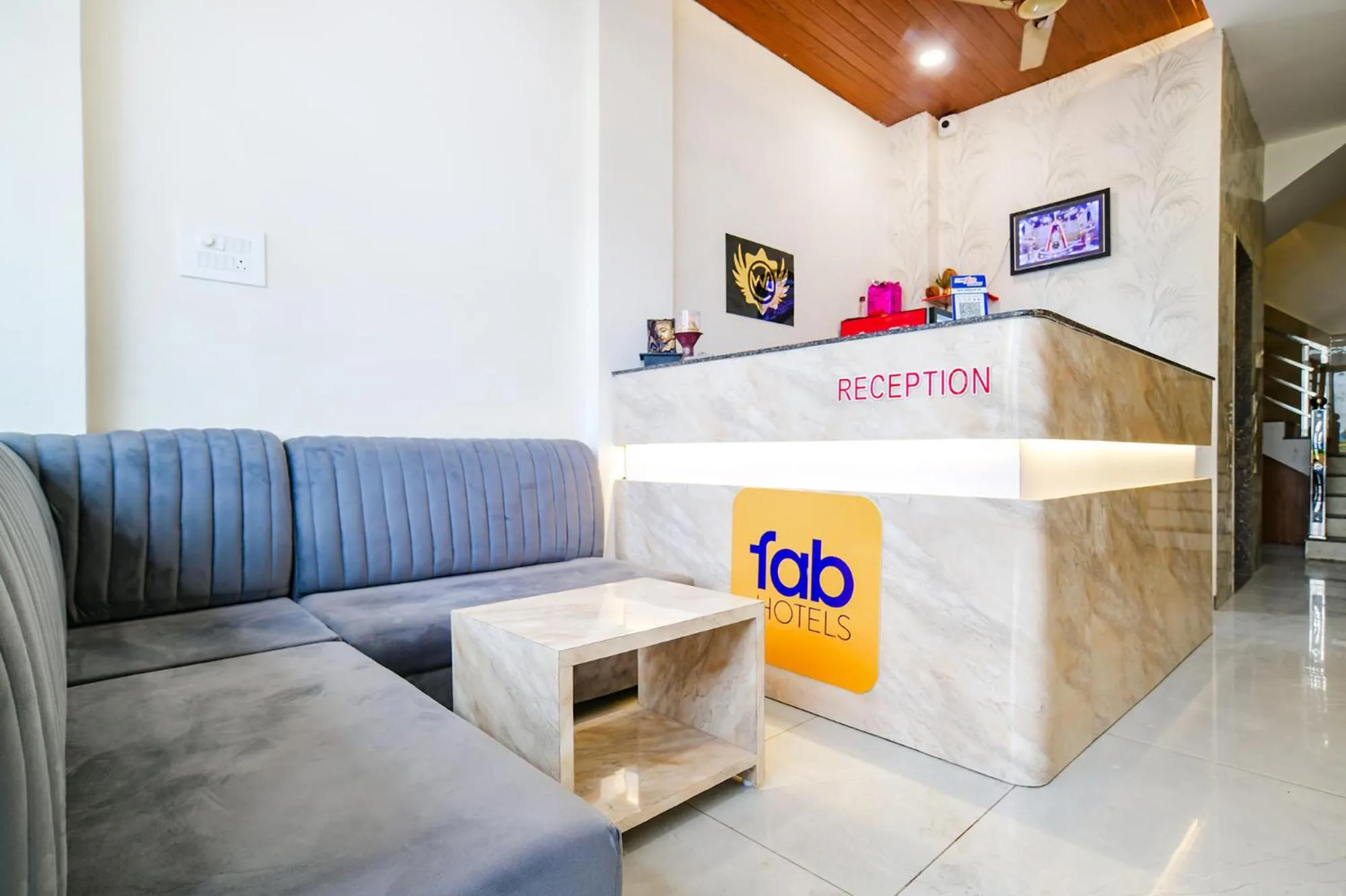 Lobby or reception in FabHotel Woodlark Inn