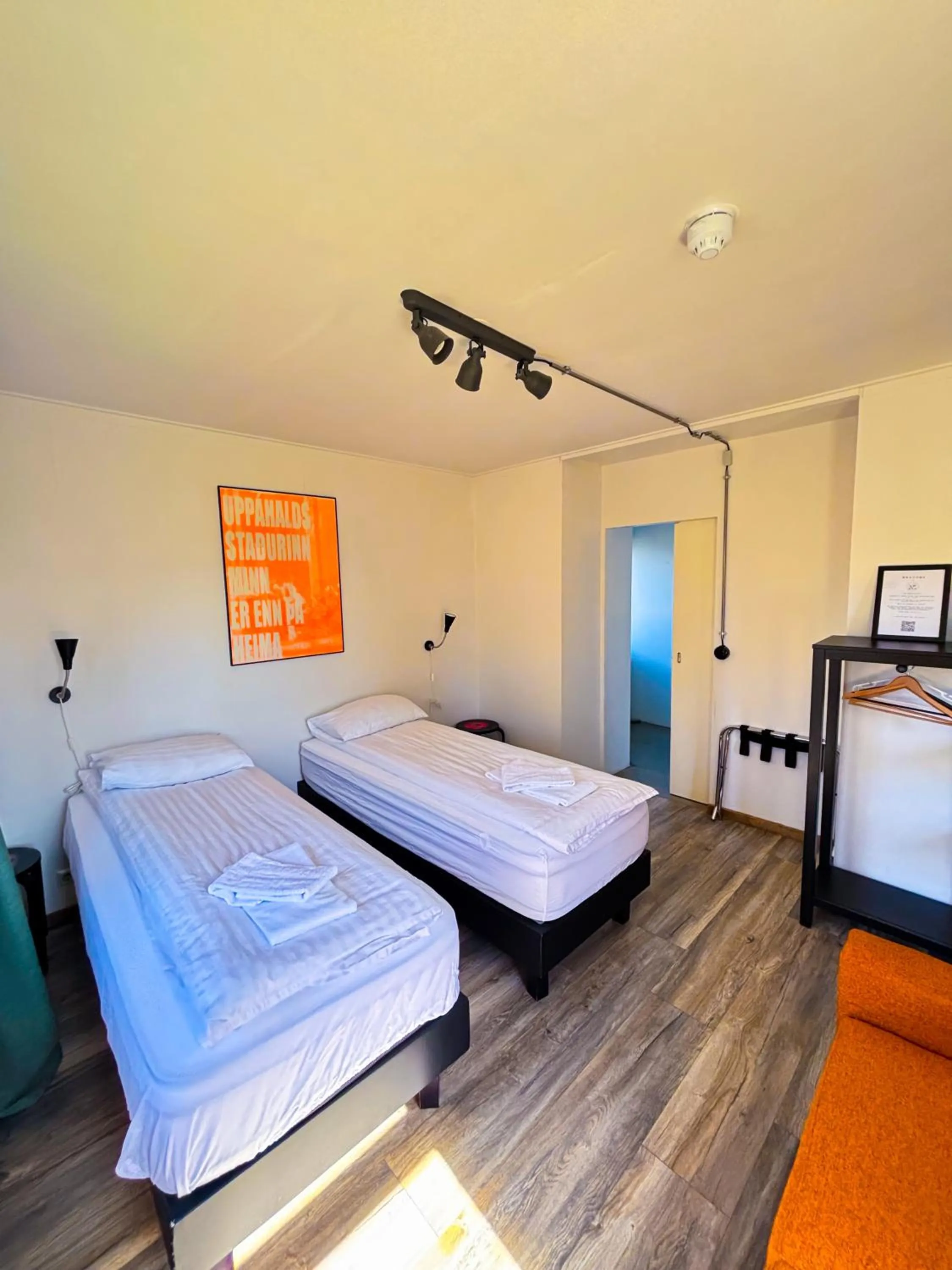 Bed in Hotel Brú countryside