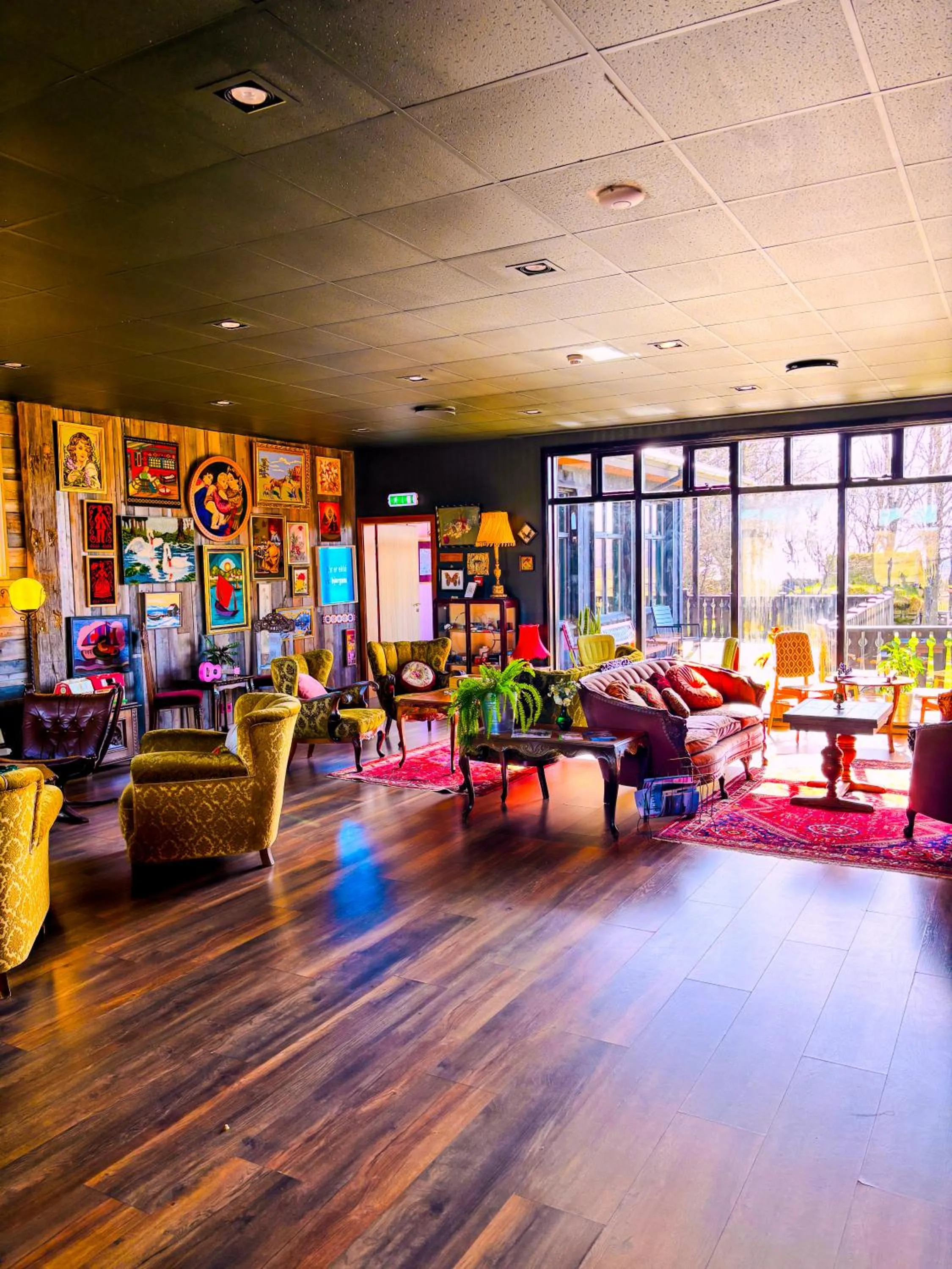 Lobby or reception in Hotel Brú countryside