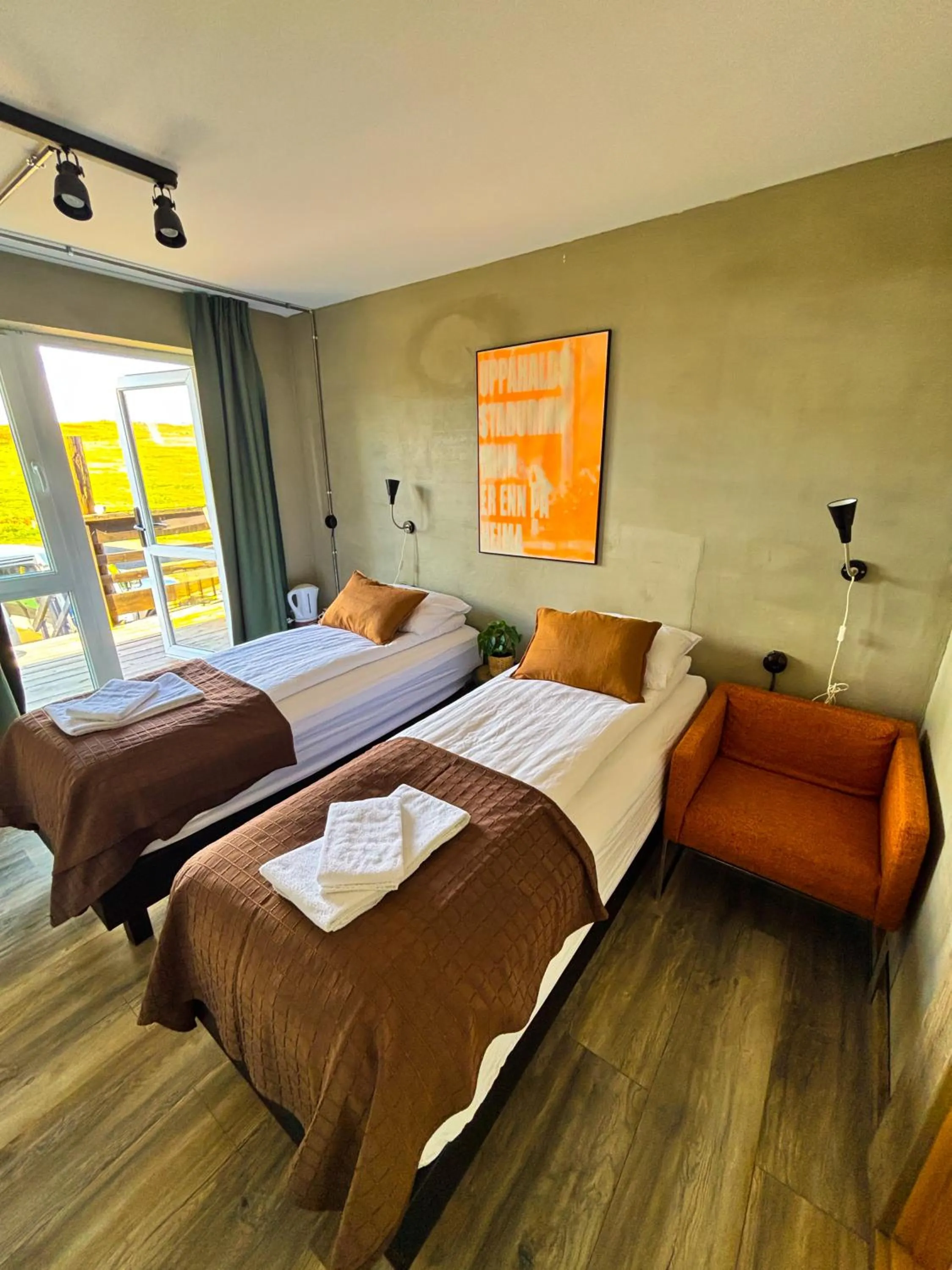 Bedroom, Bed in Hotel Brú countryside