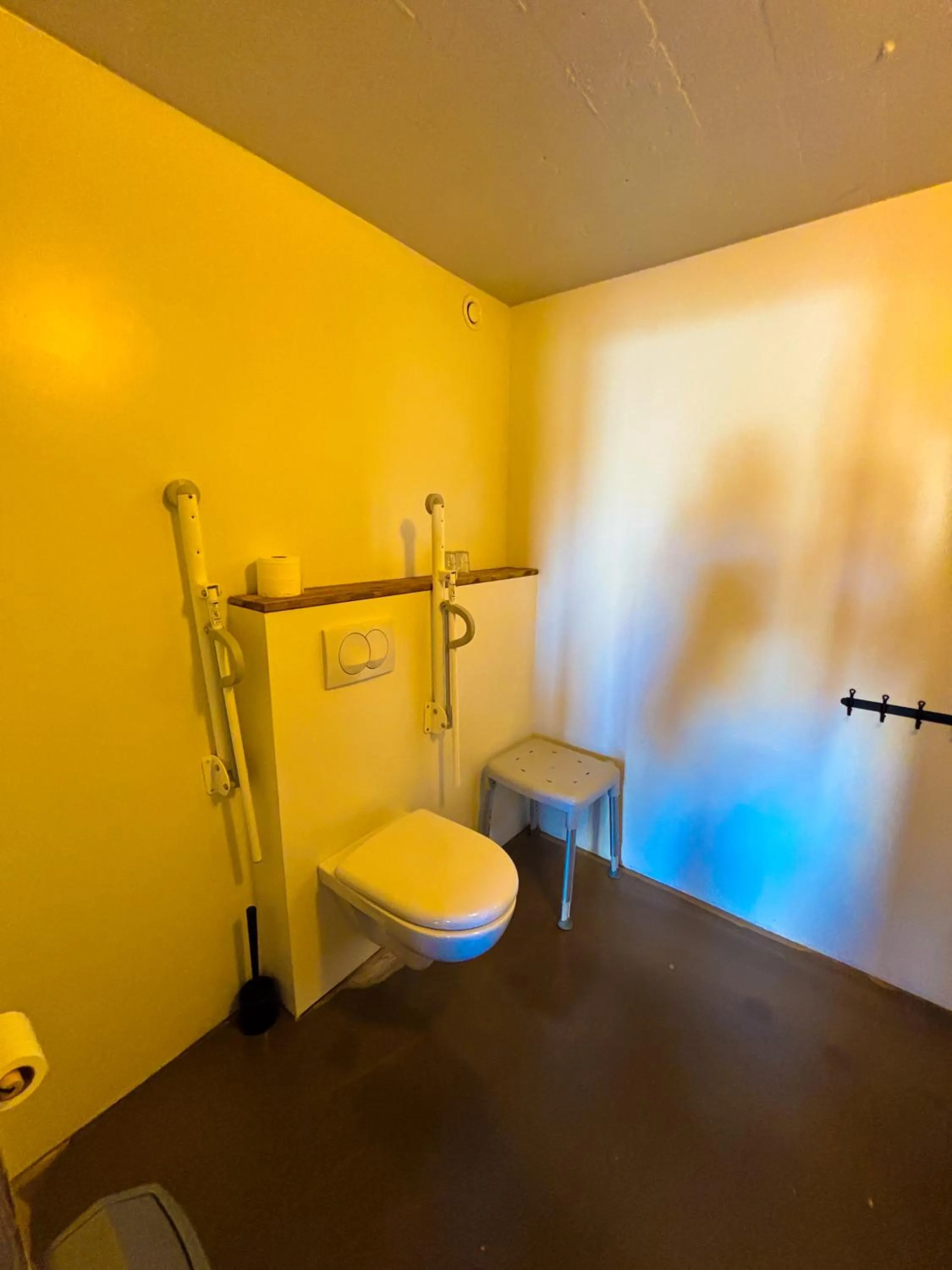 Toilet in Hotel Brú countryside