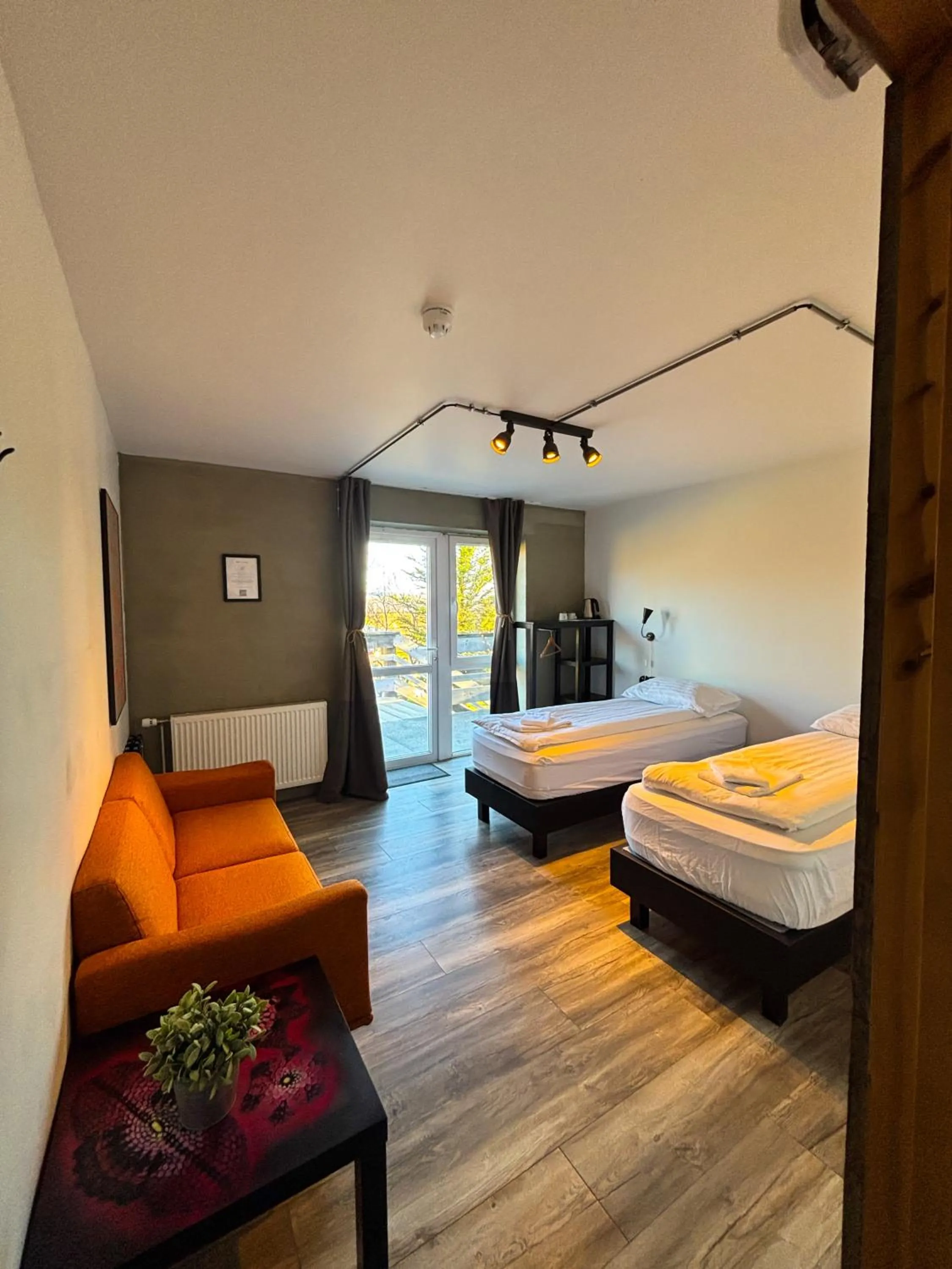 Bed in Hotel Brú countryside