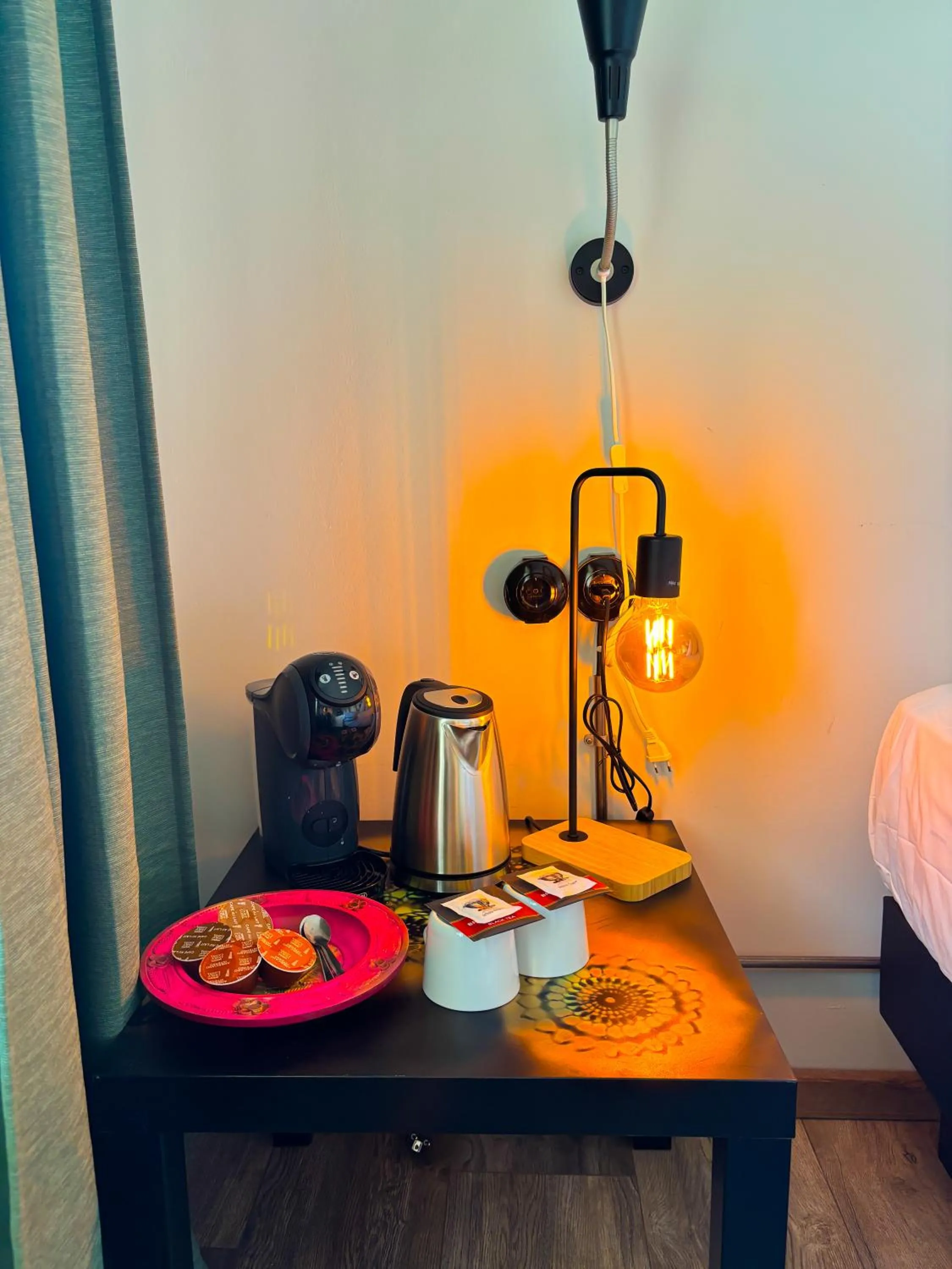 Coffee/tea facilities in Hotel Brú countryside