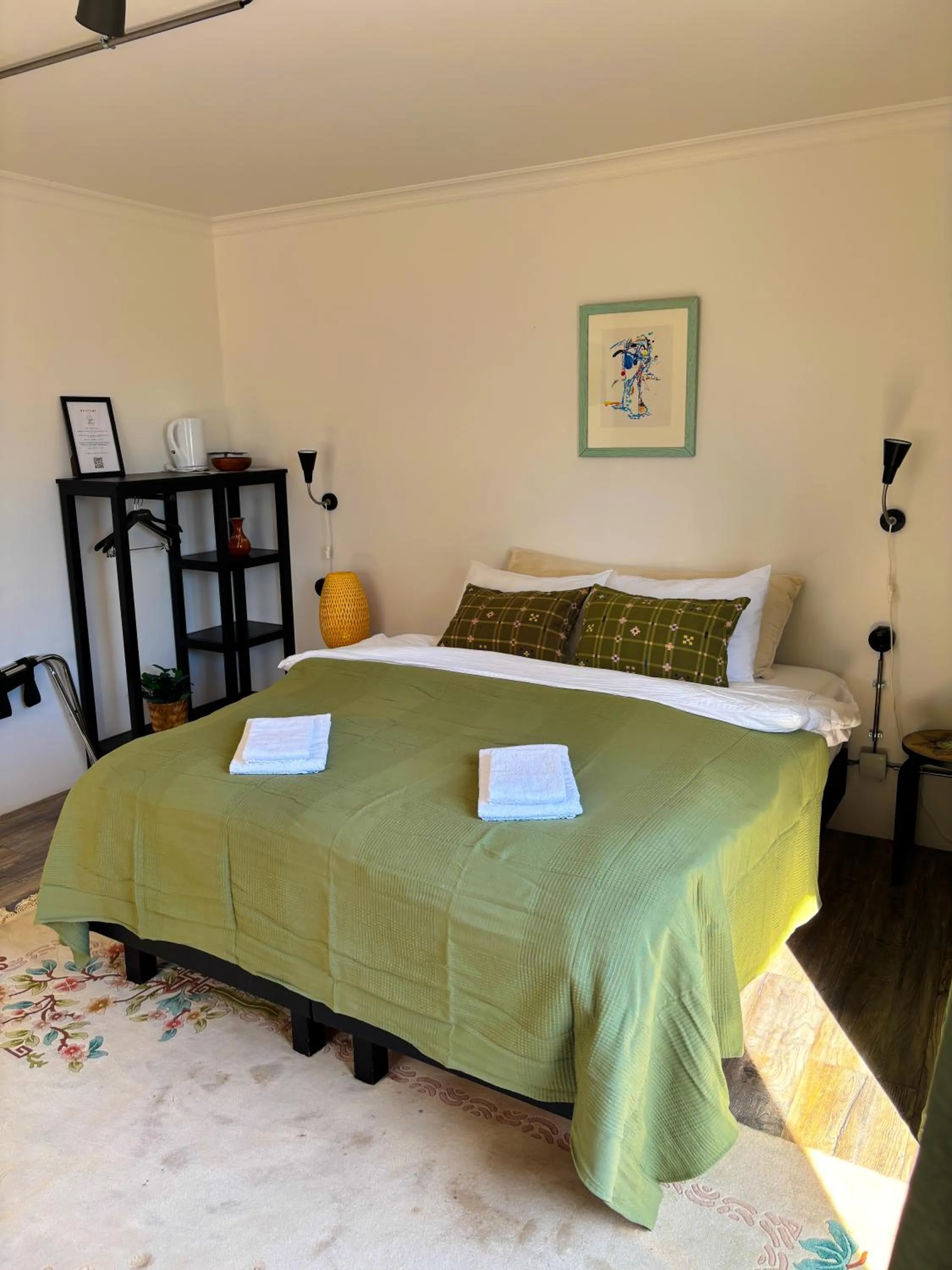 Bed in Hotel Brú countryside