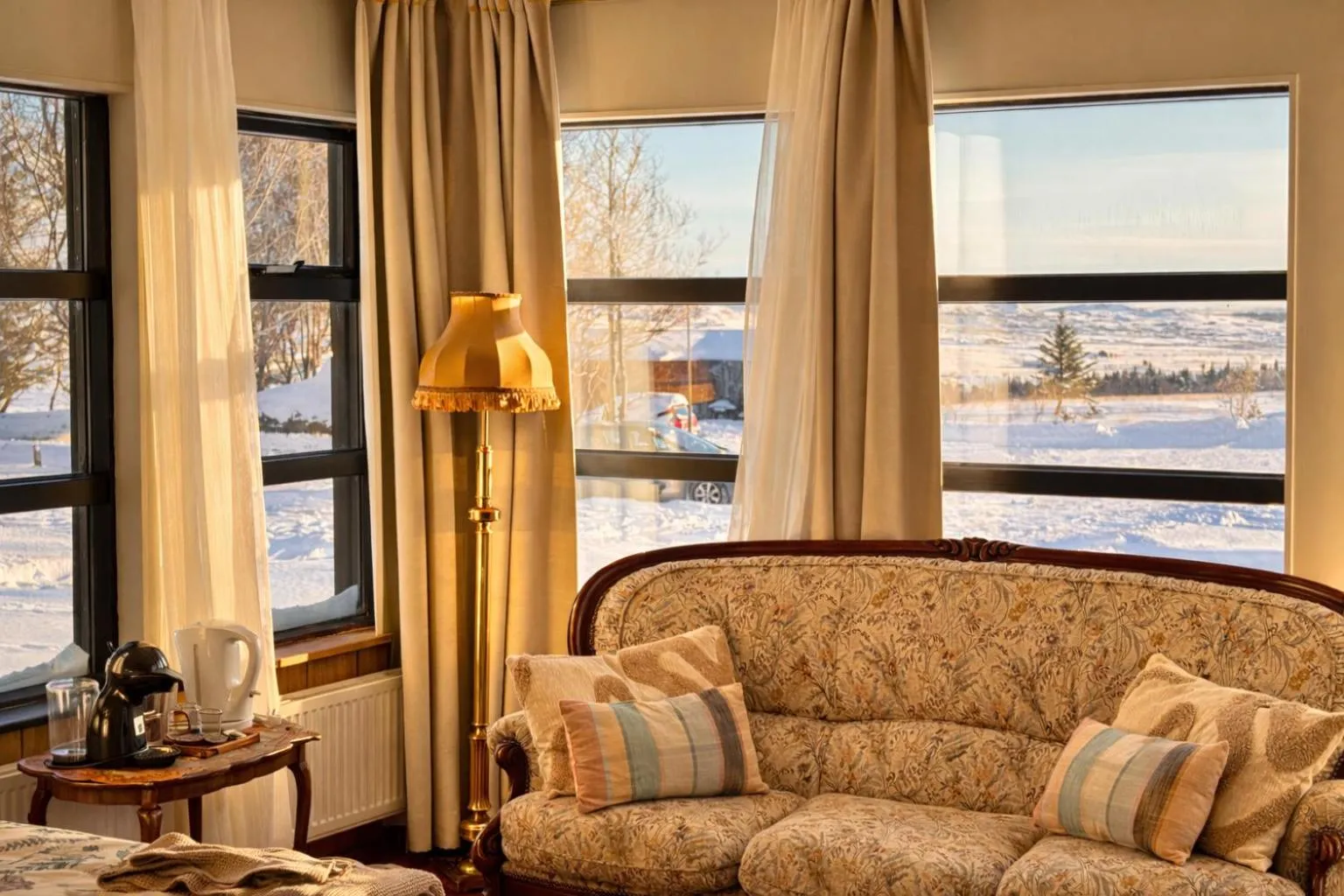 Natural landscape in Hotel Brú countryside