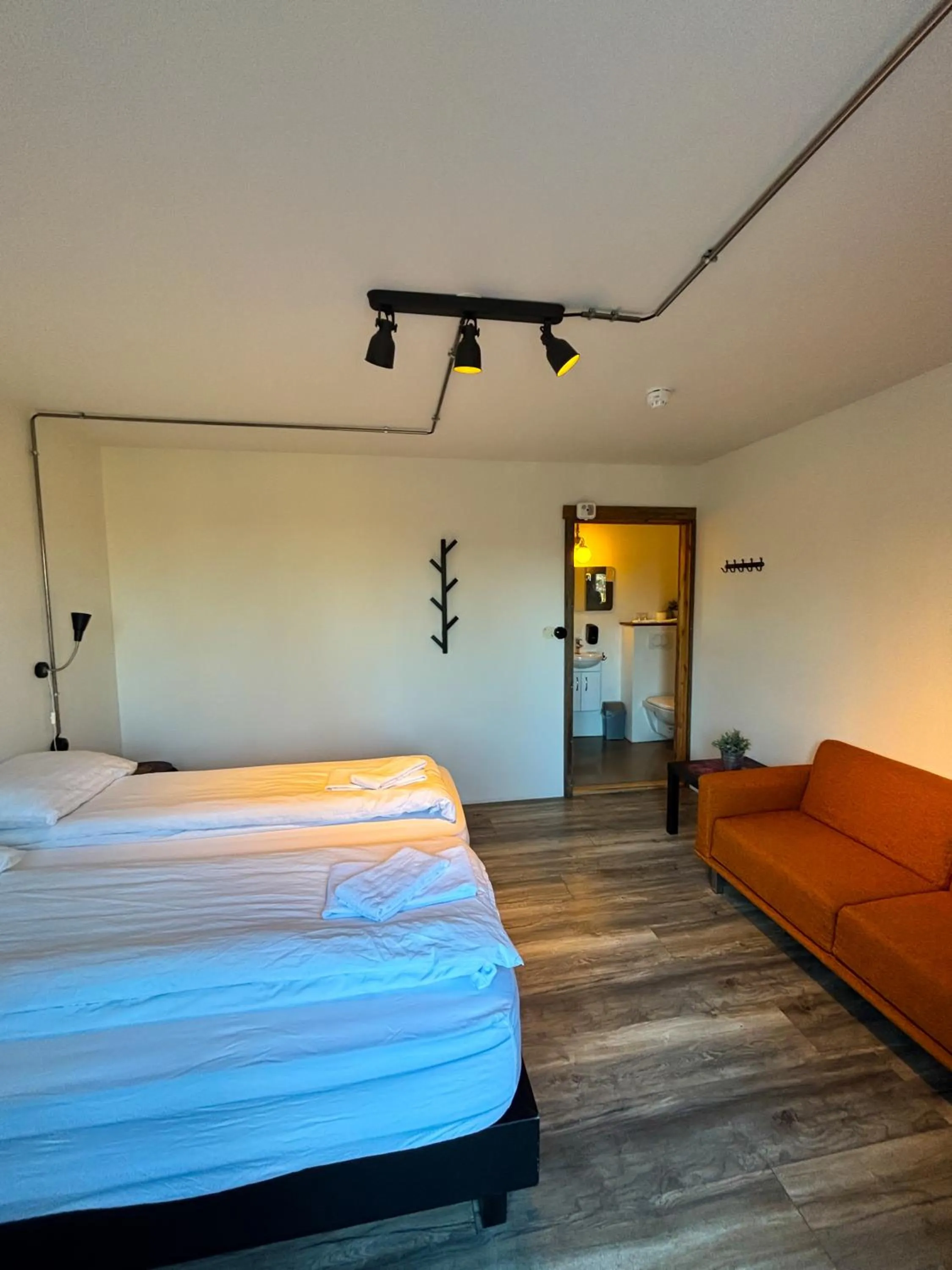 Bed in Hotel Brú countryside