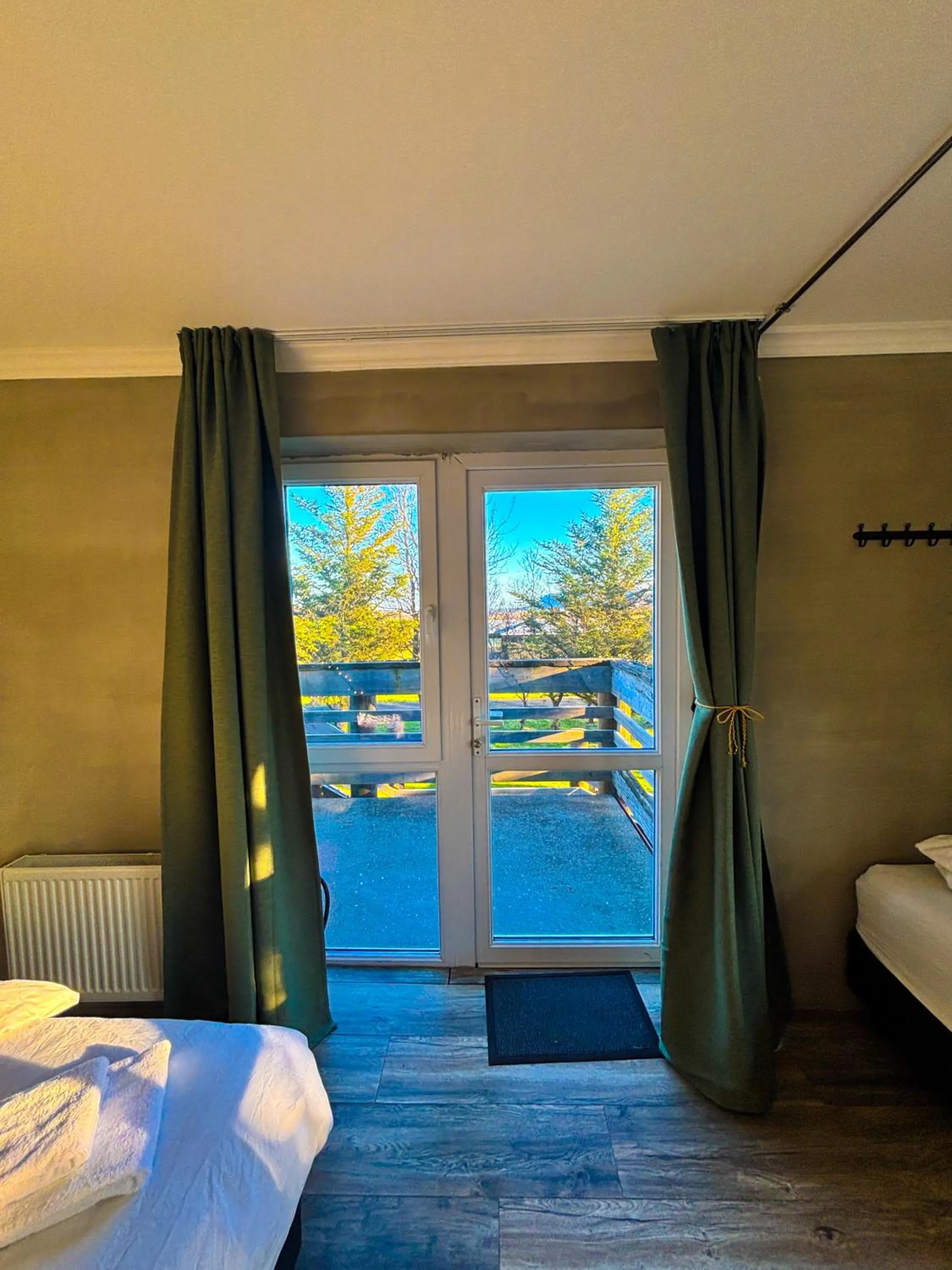 Bed in Hotel Brú countryside