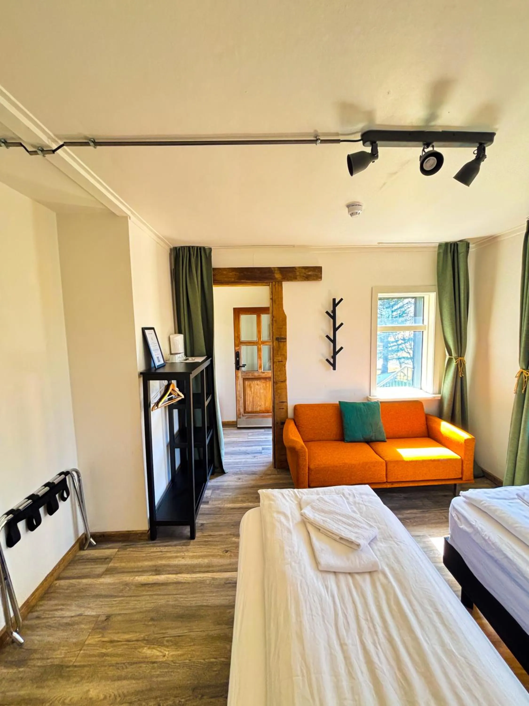 Bed in Hotel Brú countryside