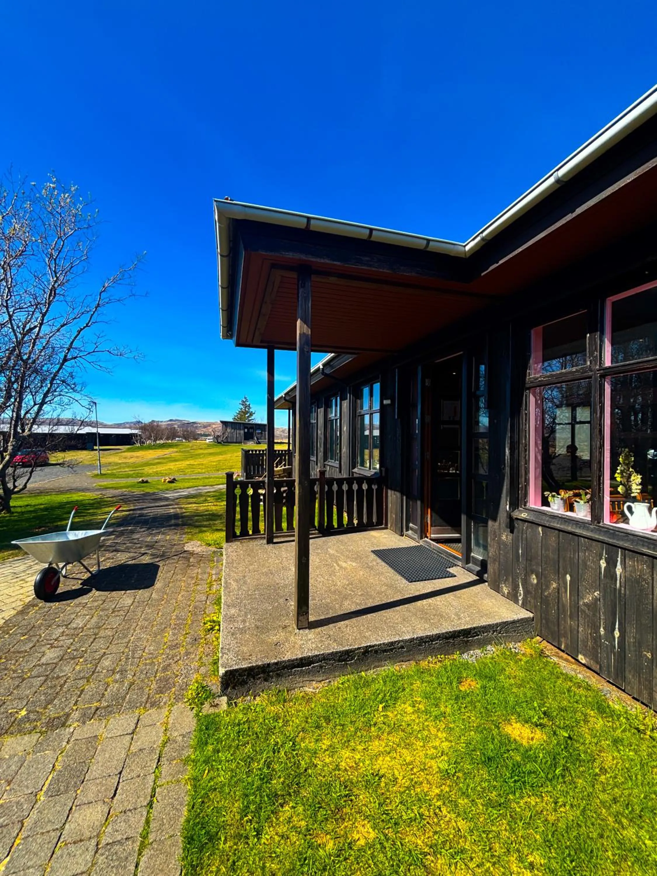 Balcony/Terrace in Hotel Brú countryside