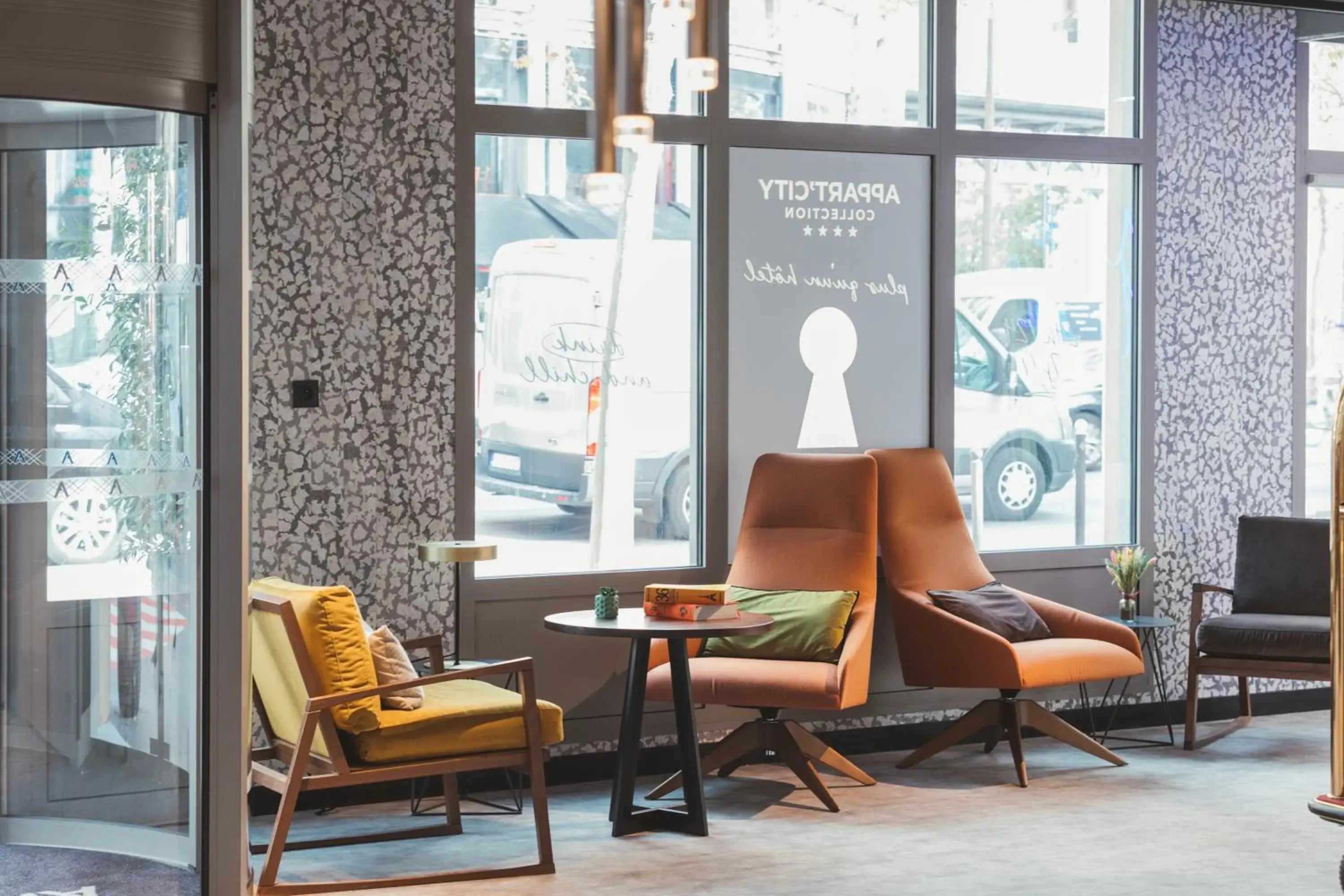 Living room in Appart'City Collection Paris Gare de Lyon Living room in Appart'City Collection Paris Gare de Lyon