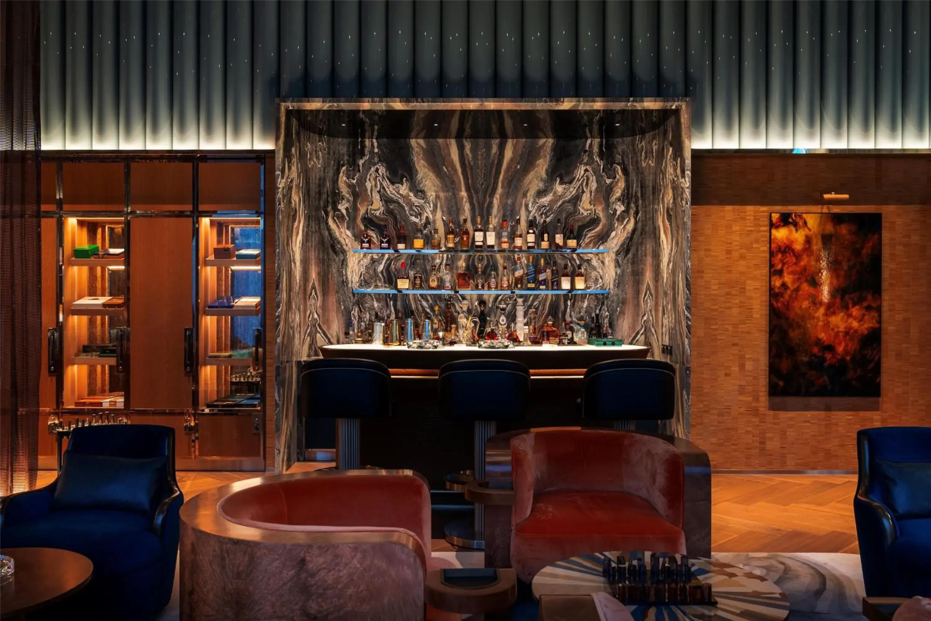 Lounge or bar in One&Only One Za'abeel Lounge or bar in One&Only One Za'abeel