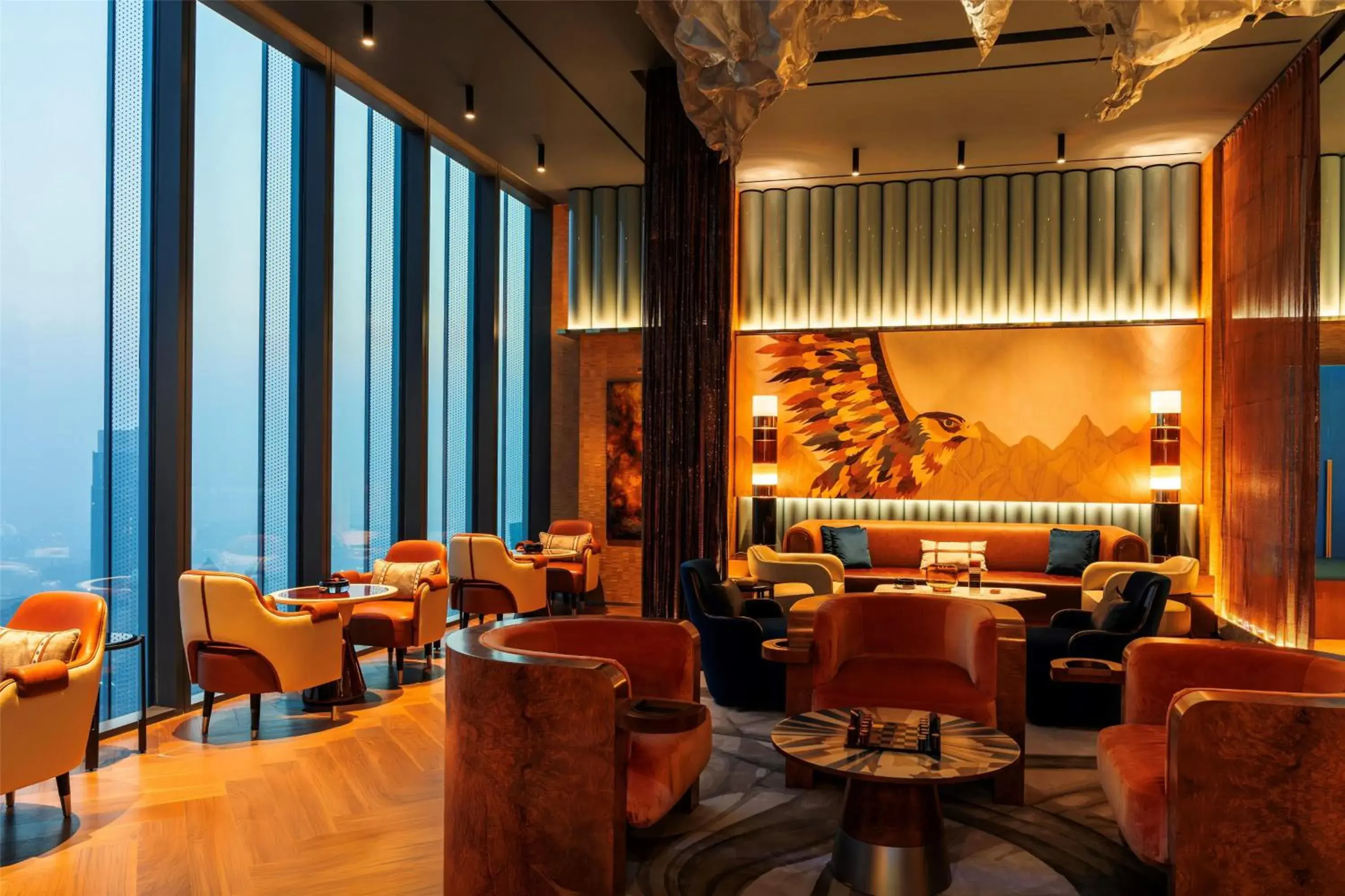 Lounge or bar in One&Only One Za'abeel Lounge or bar in One&Only One Za'abeel