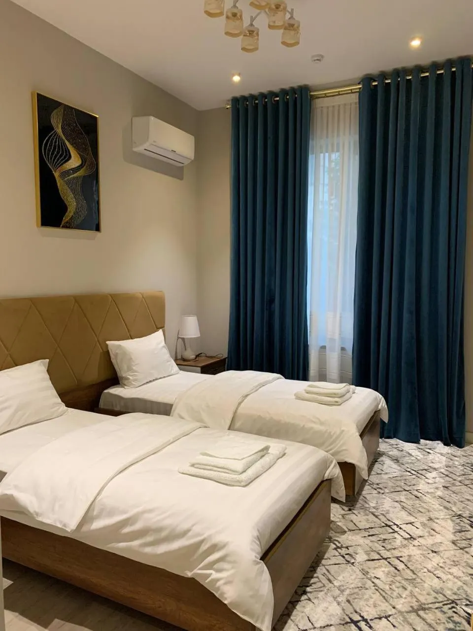 Bed in Nur Makon Hotel