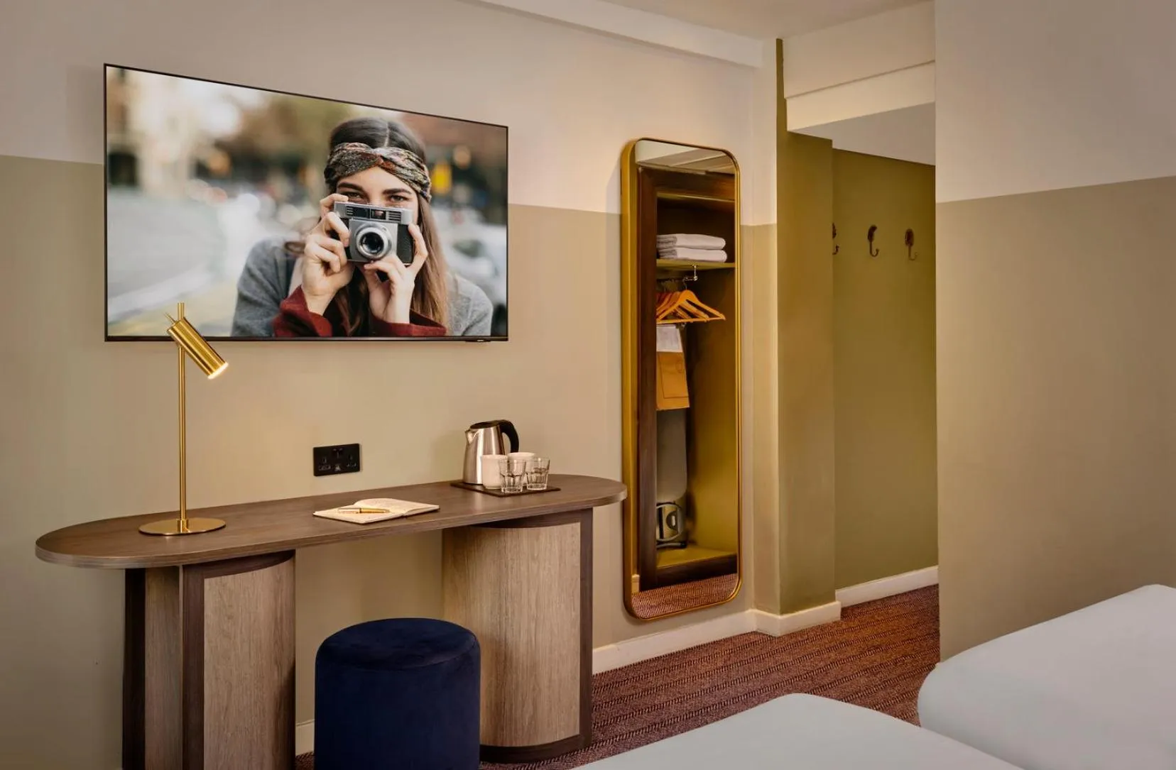 Decorative detail, Bed in Mount Royal Hotel Edinburgh by The Unlimited Collection