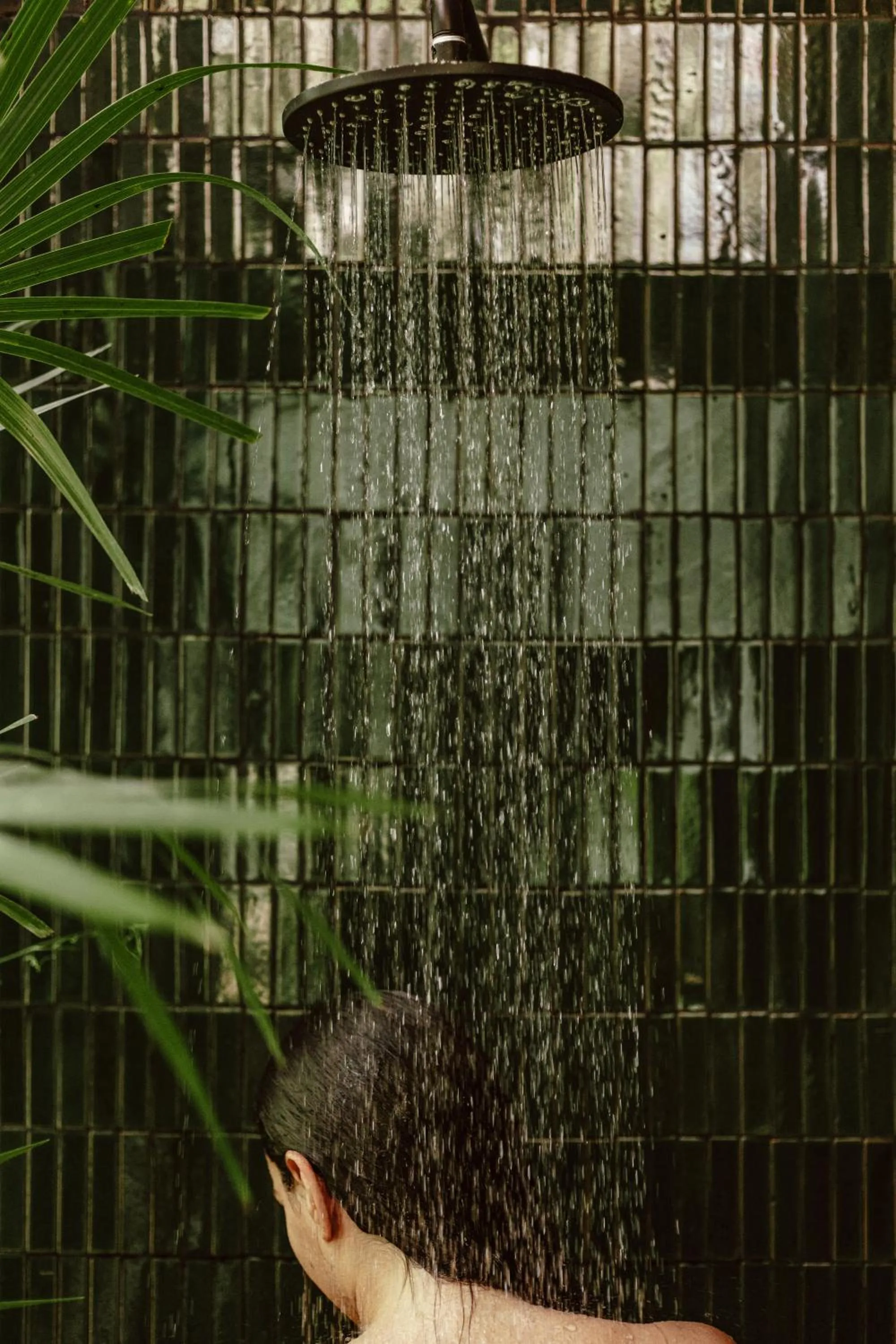 Shower in Boca de Agua Bacalar