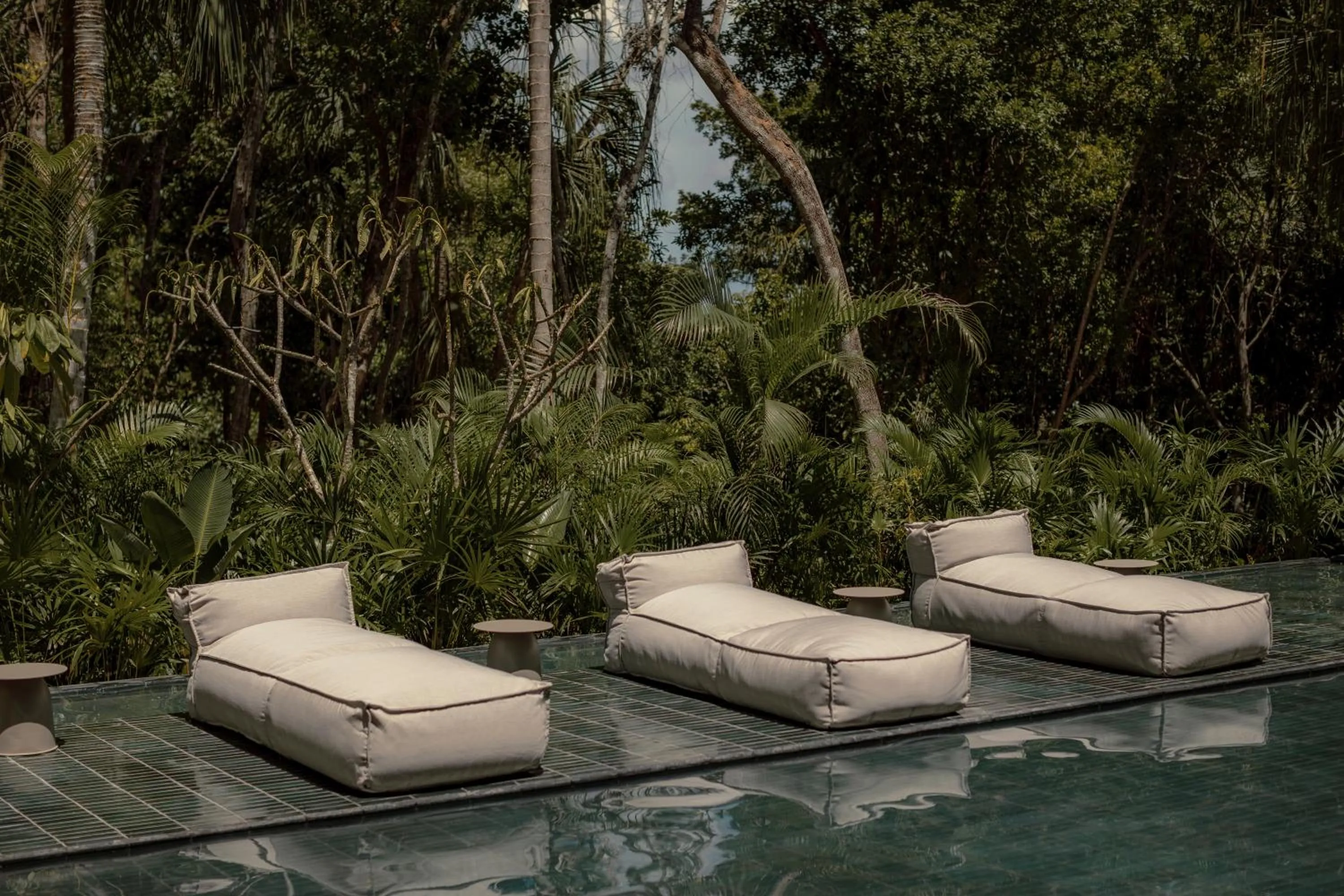 Swimming pool in Boca de Agua Bacalar