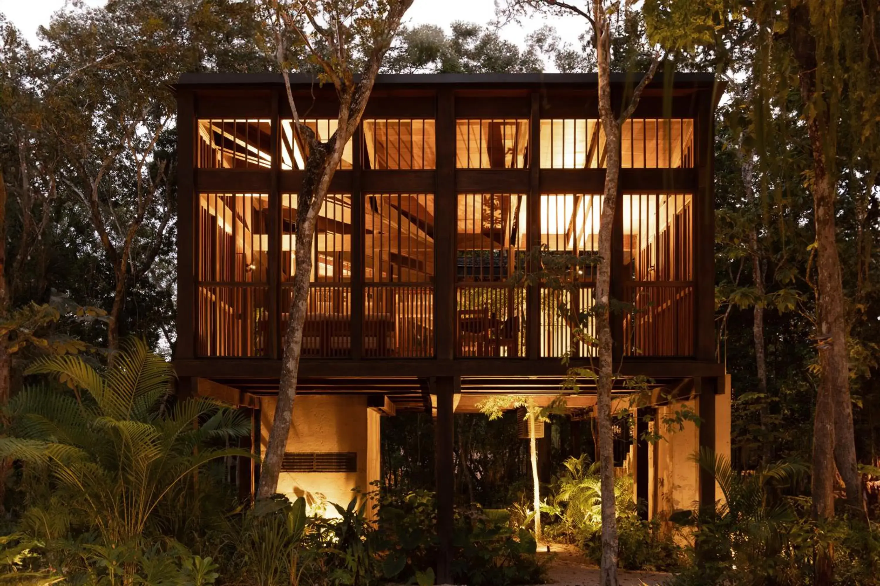 Garden view in Boca de Agua Bacalar Garden view in Boca de Agua Bacalar