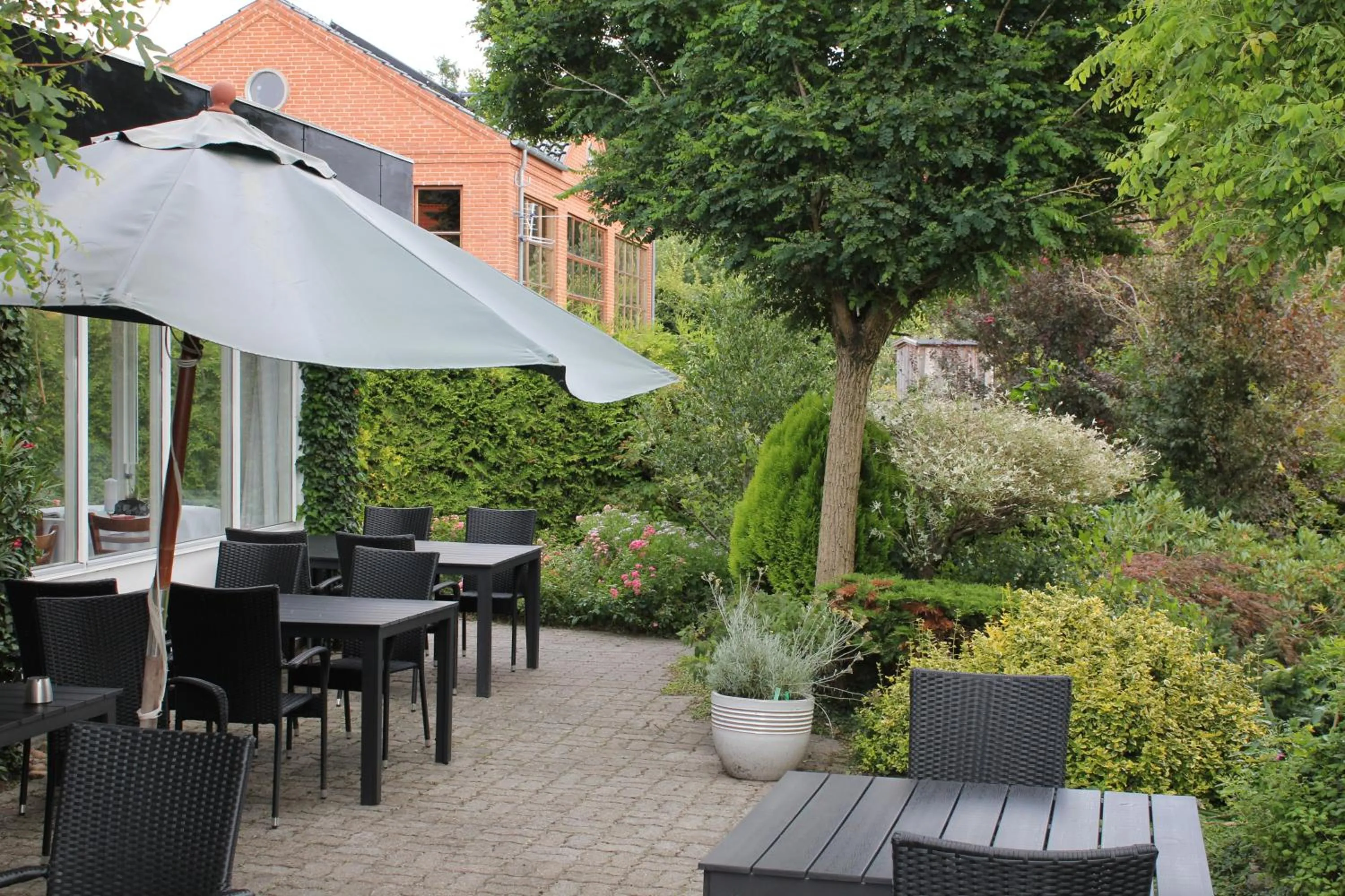 Balcony/Terrace in Lyng Dal Hotel og Restaurant