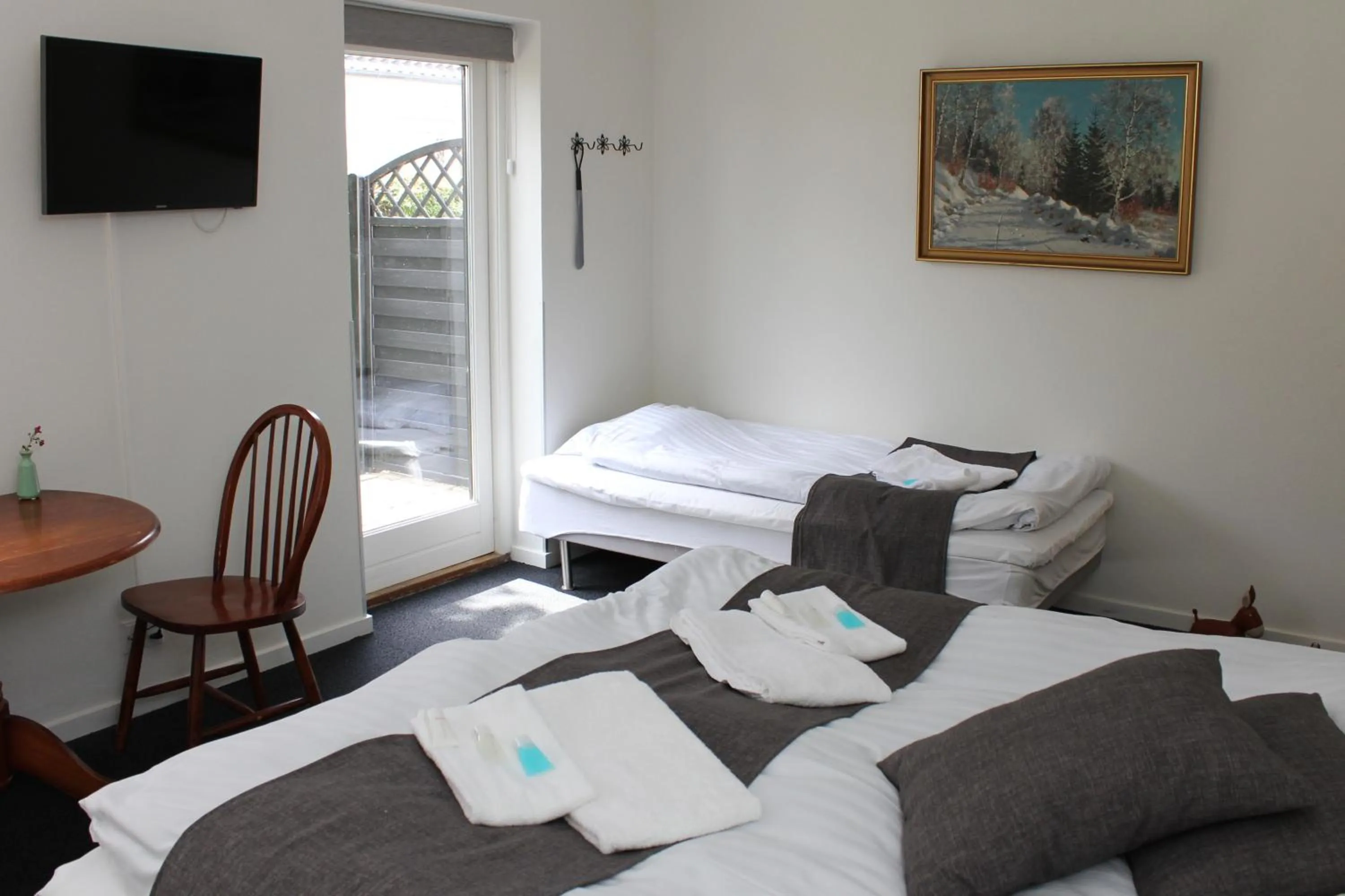 Photo of the whole room, Bed in Lyng Dal Hotel og Restaurant