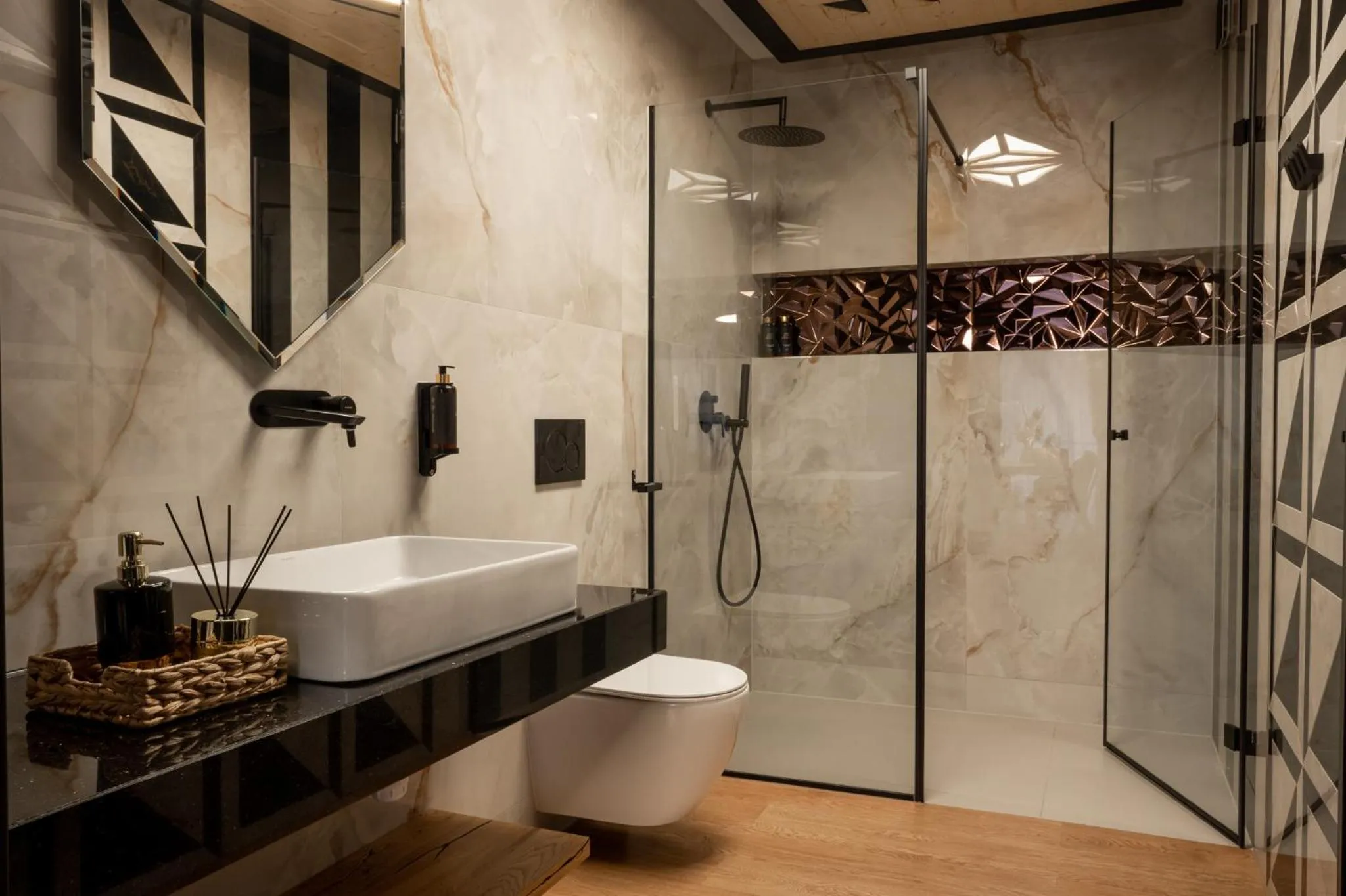 Shower in Złota Residence & SPA - 500m od Krupówek