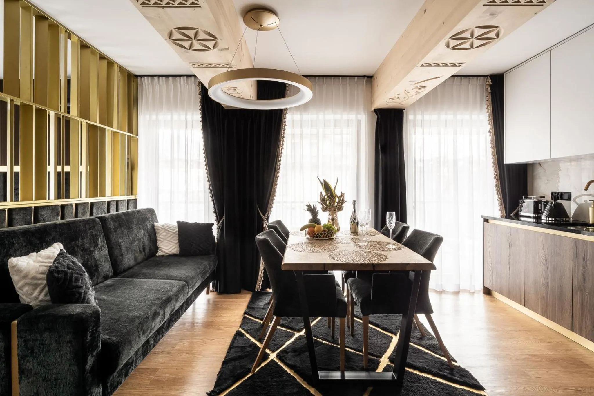Living room in Złota Residence & SPA - 500m od Krupówek