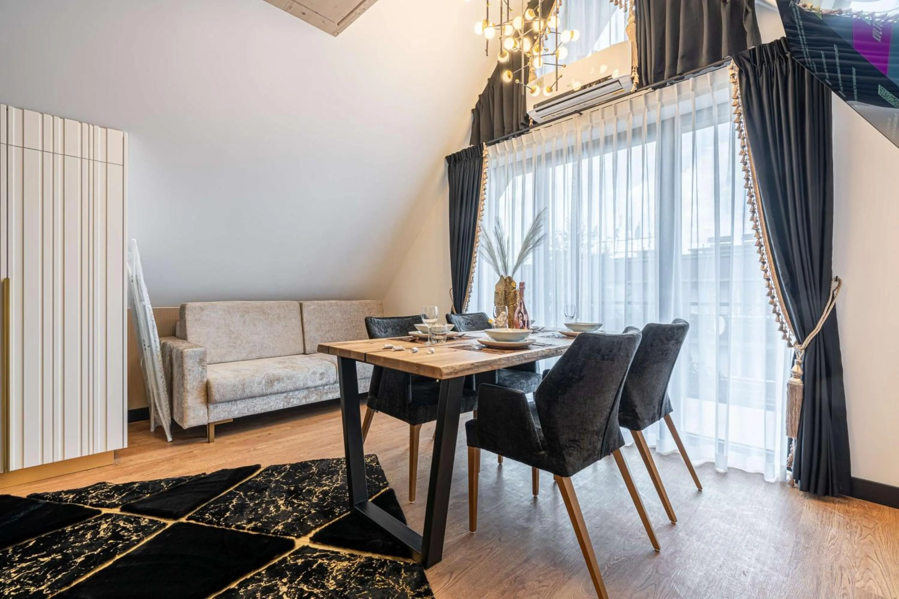 Living room in Złota Residence & SPA - 500m od Krupówek