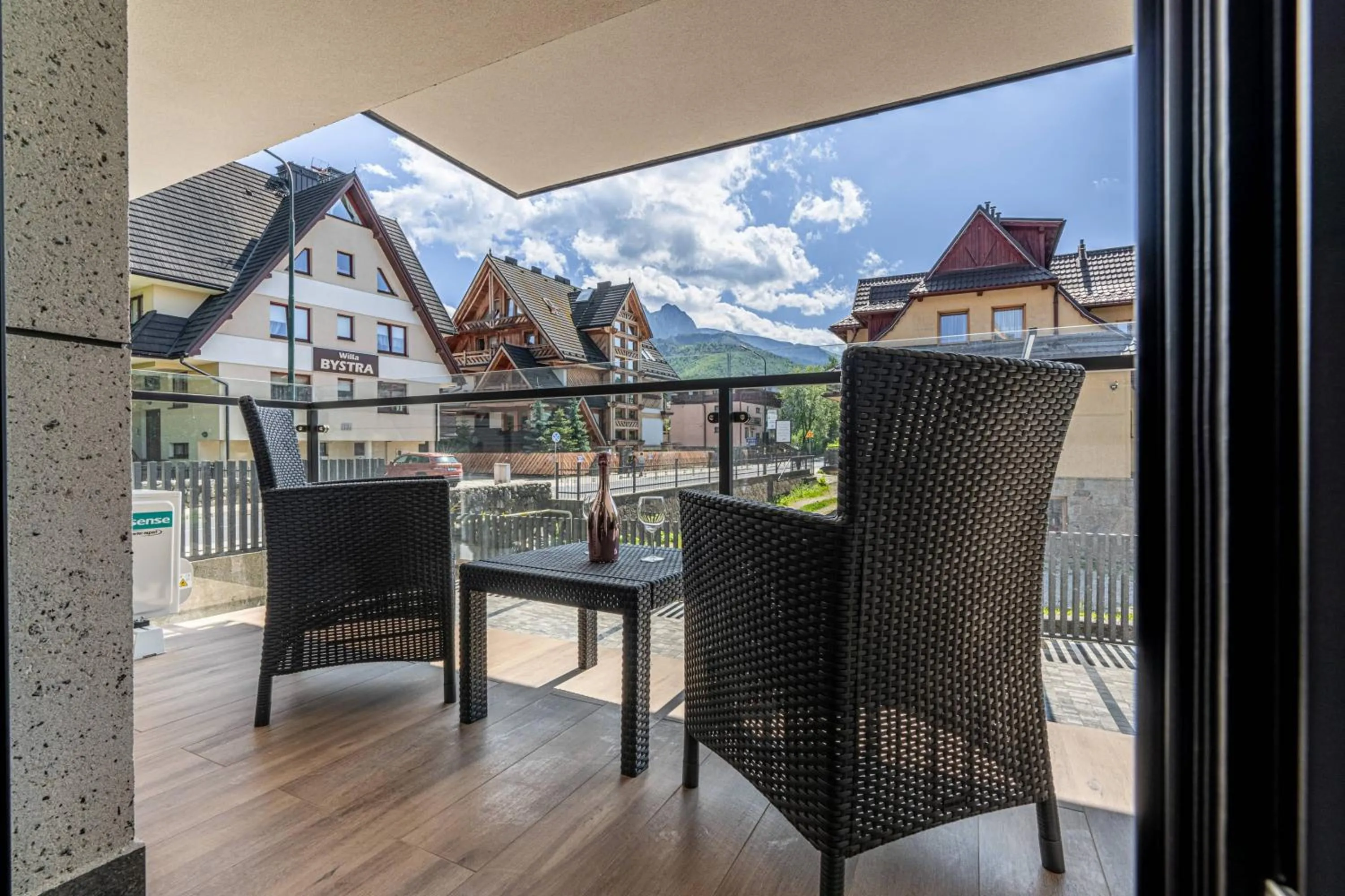 Balcony/Terrace in Złota Residence & SPA - 500m od Krupówek