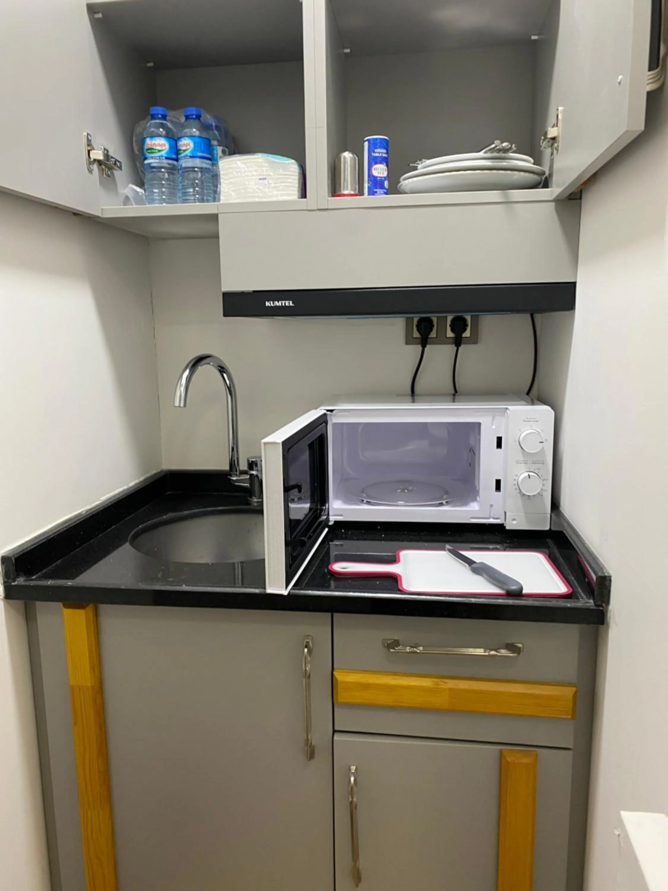 Kitchen or kitchenette in Guldehan Hotel