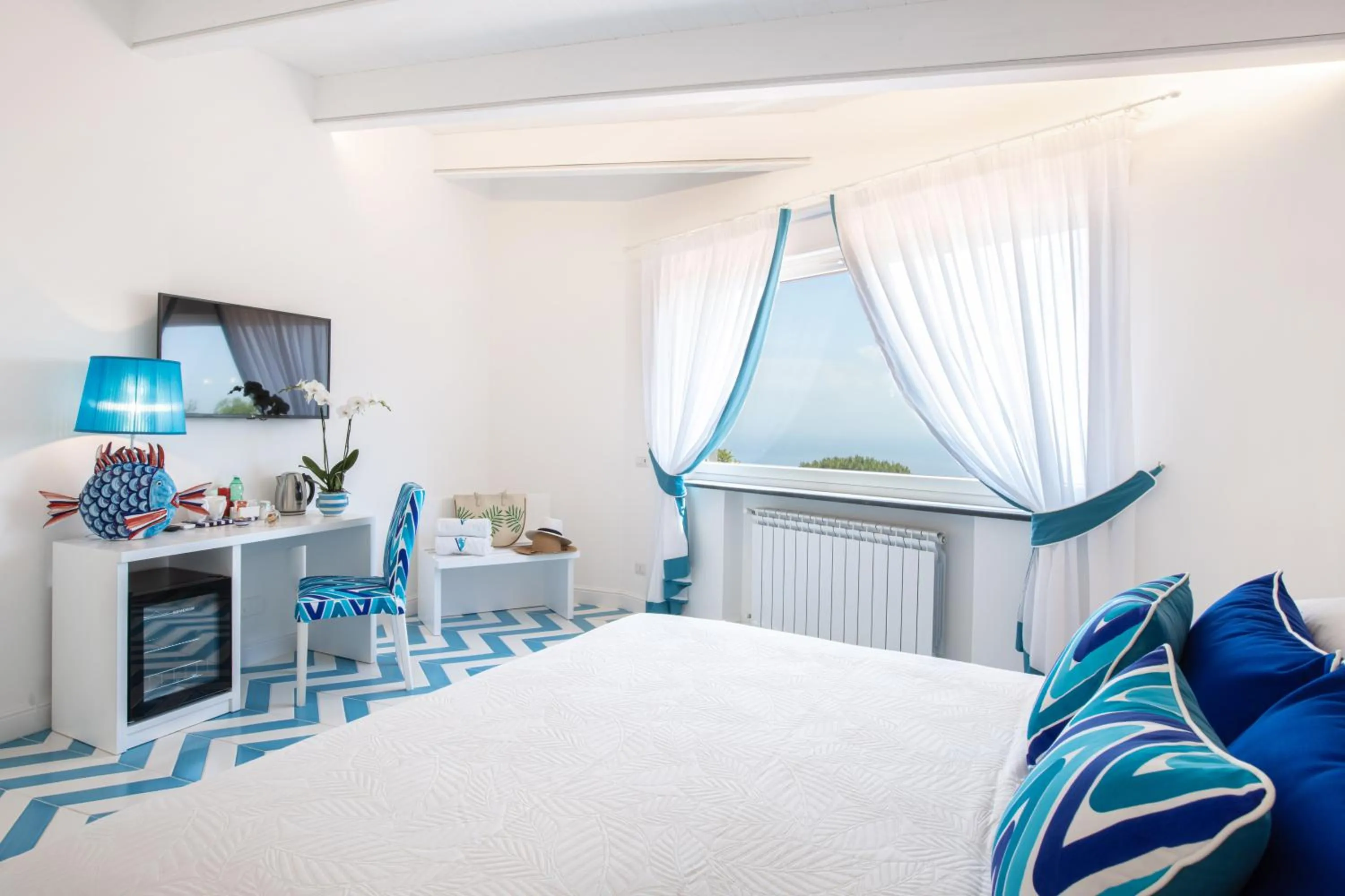 Bed in YourHome - Villa Veronica Luxury Suites in Amalfi coast