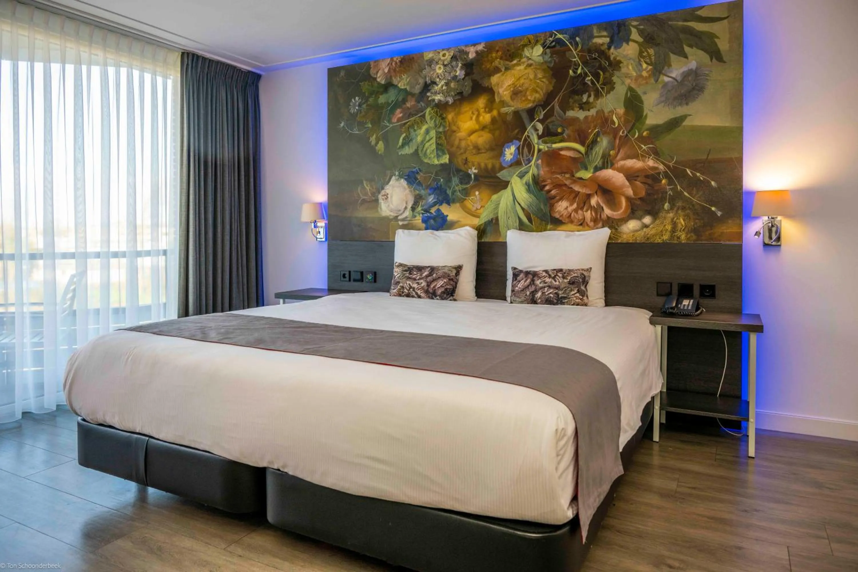 Bedroom, Bed in Grand Hotel Amstelveen