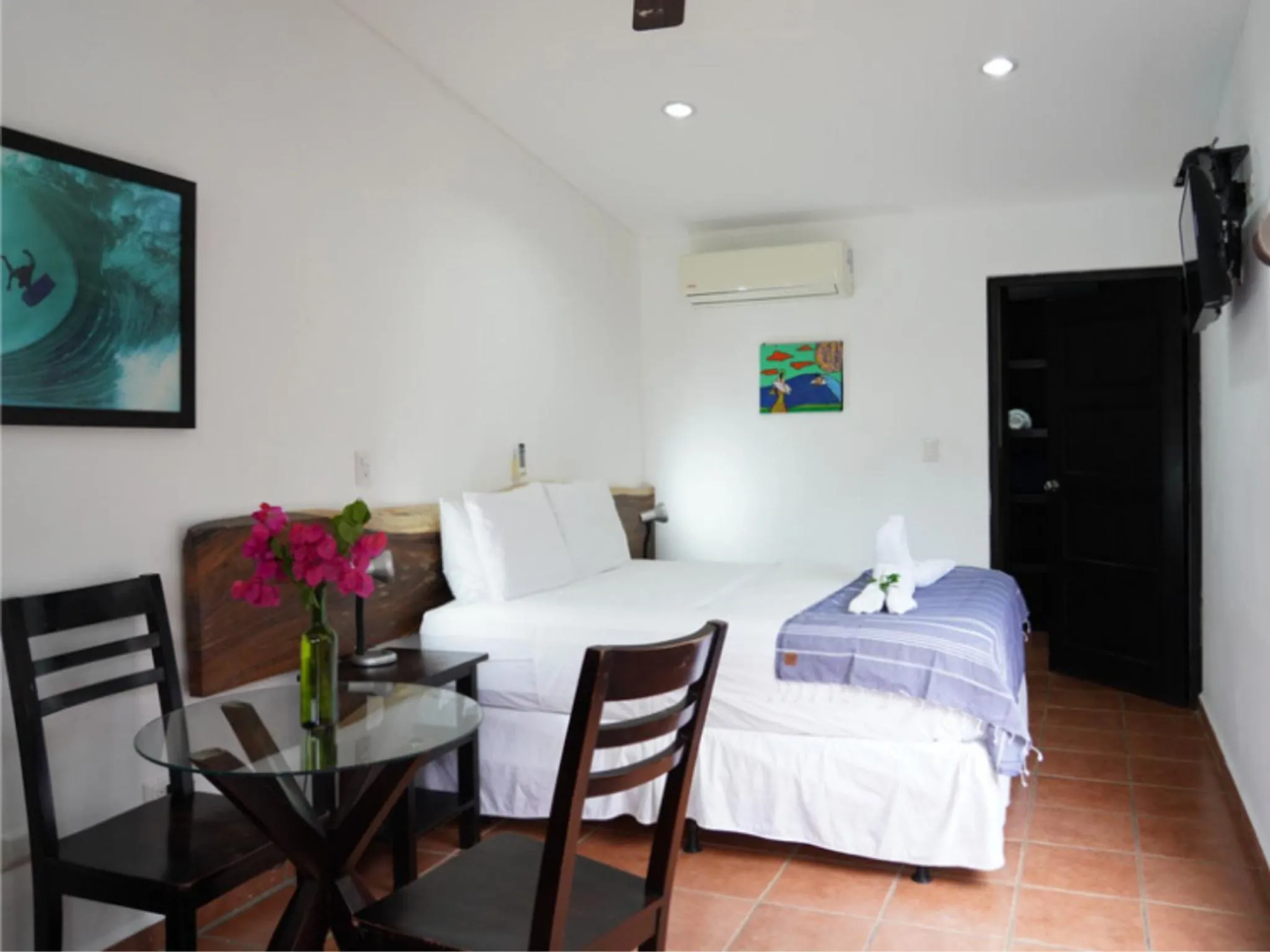 Bed in Hotel Ingigante