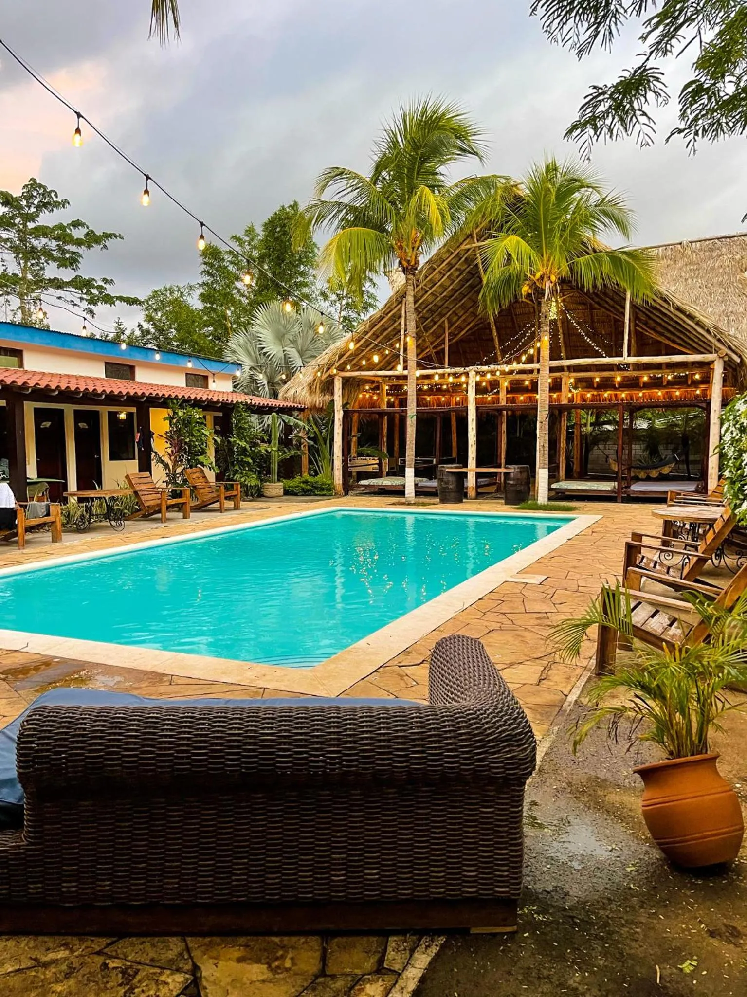 Swimming pool in Hotel Ingigante