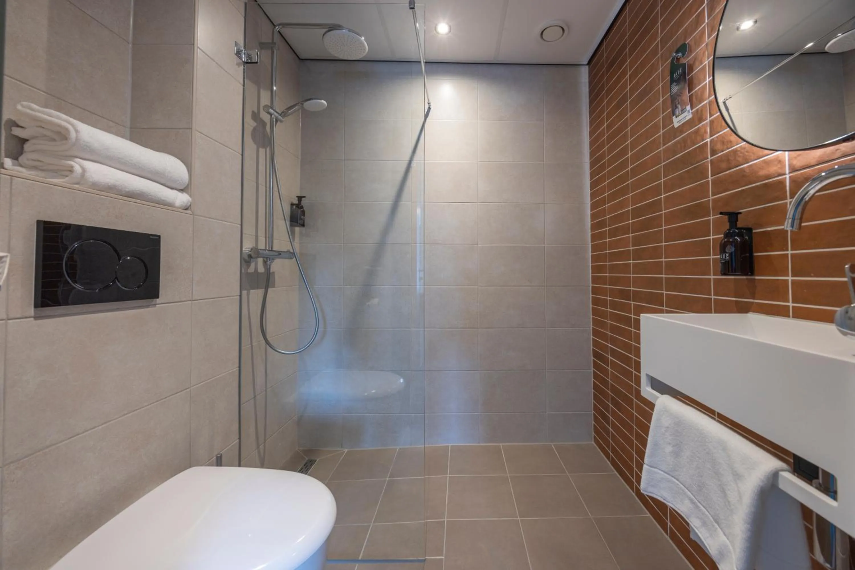 Shower in Fletcher Boutique Hotel De Mallejan
